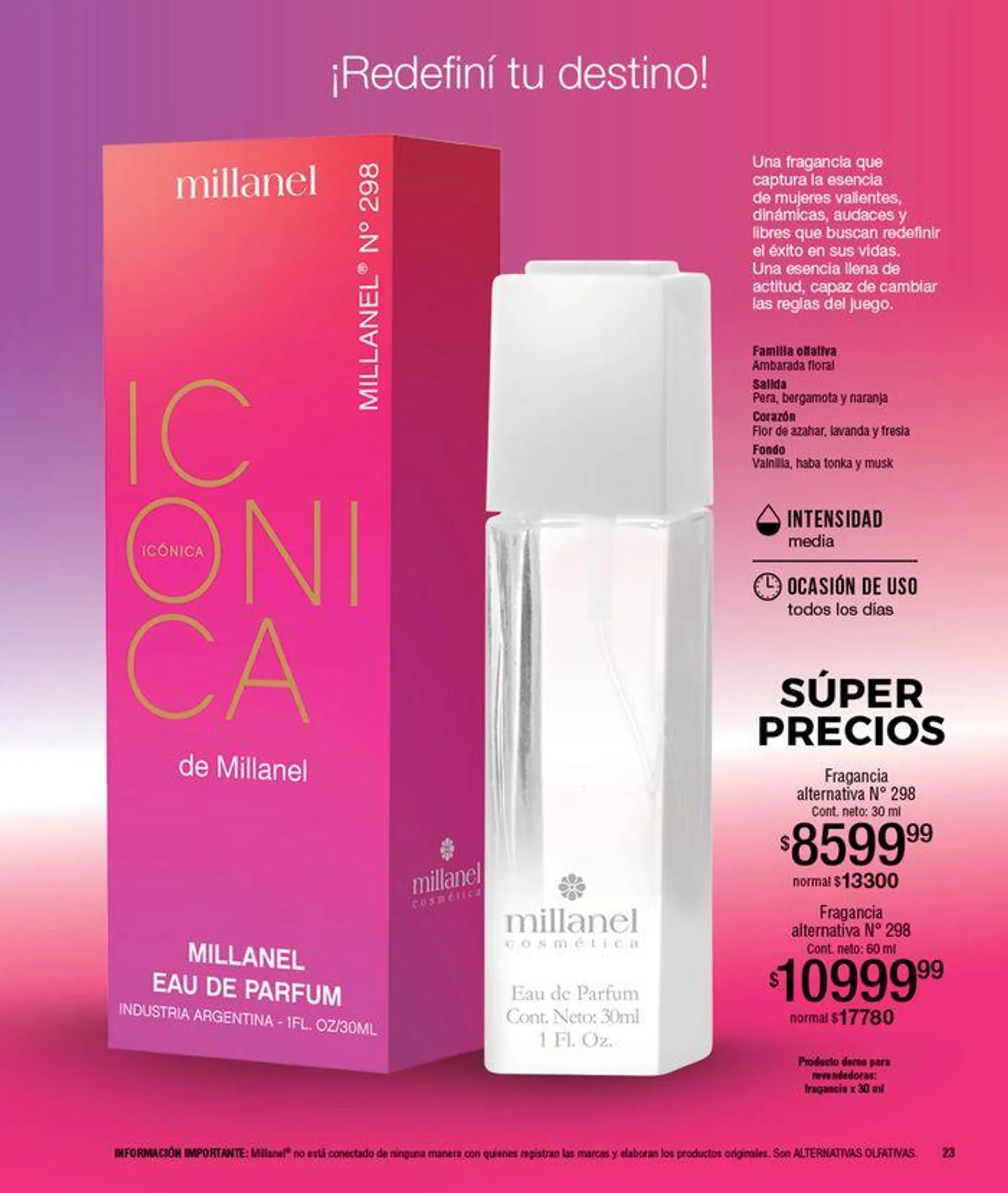 Ofertas de Catálogo Millanel Cosmética 23 de septiembre al 20 de octubre 2024 - Página 23 del catálogo