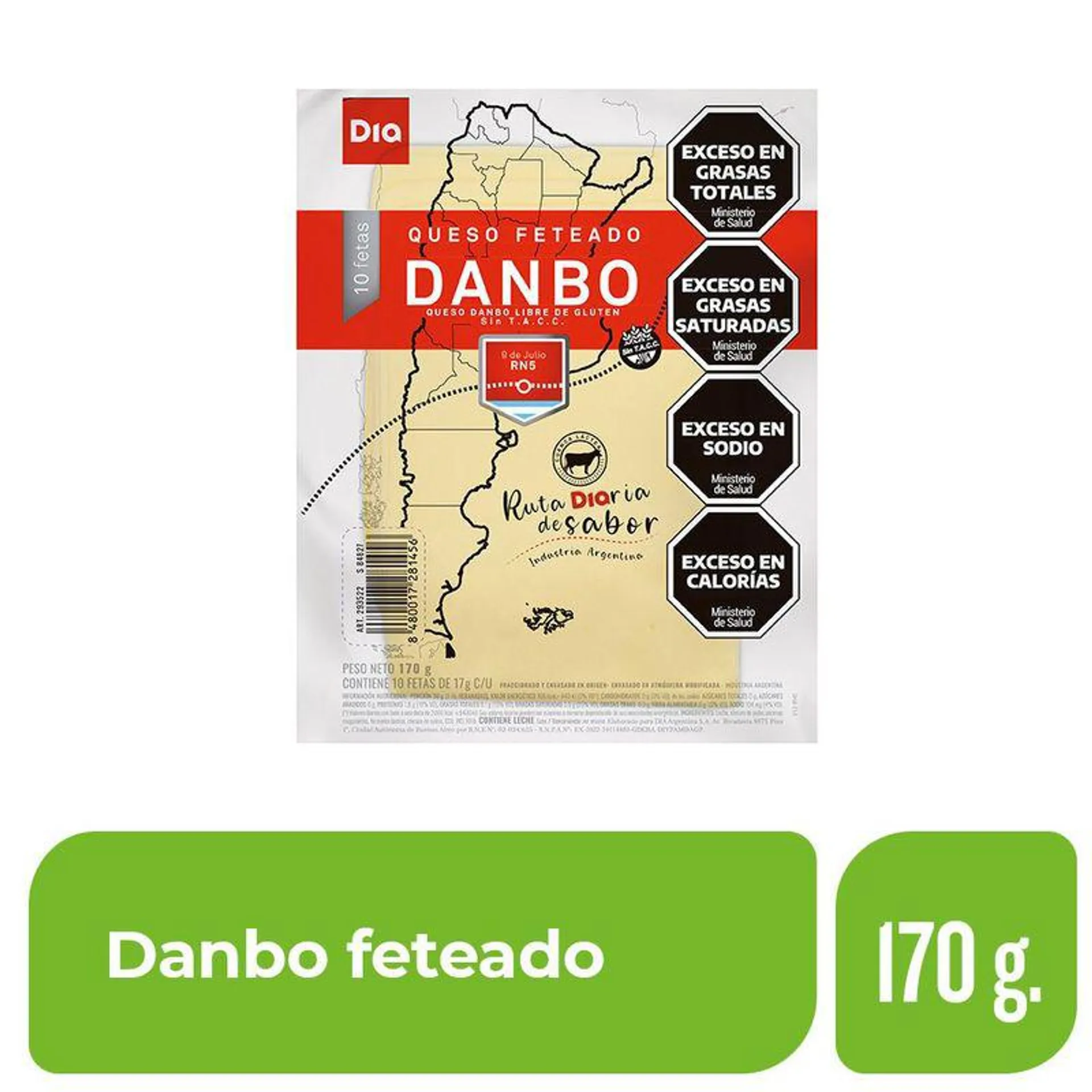 Queso Danbo En Fetas DIA 170gr