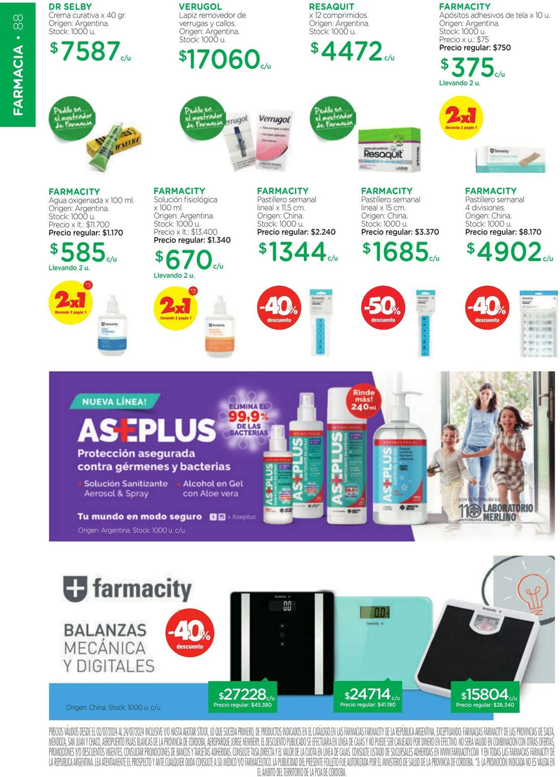 Ofertas de Farmacity 1 de julio al 31 de julio 2024 - Página 88 del catálogo