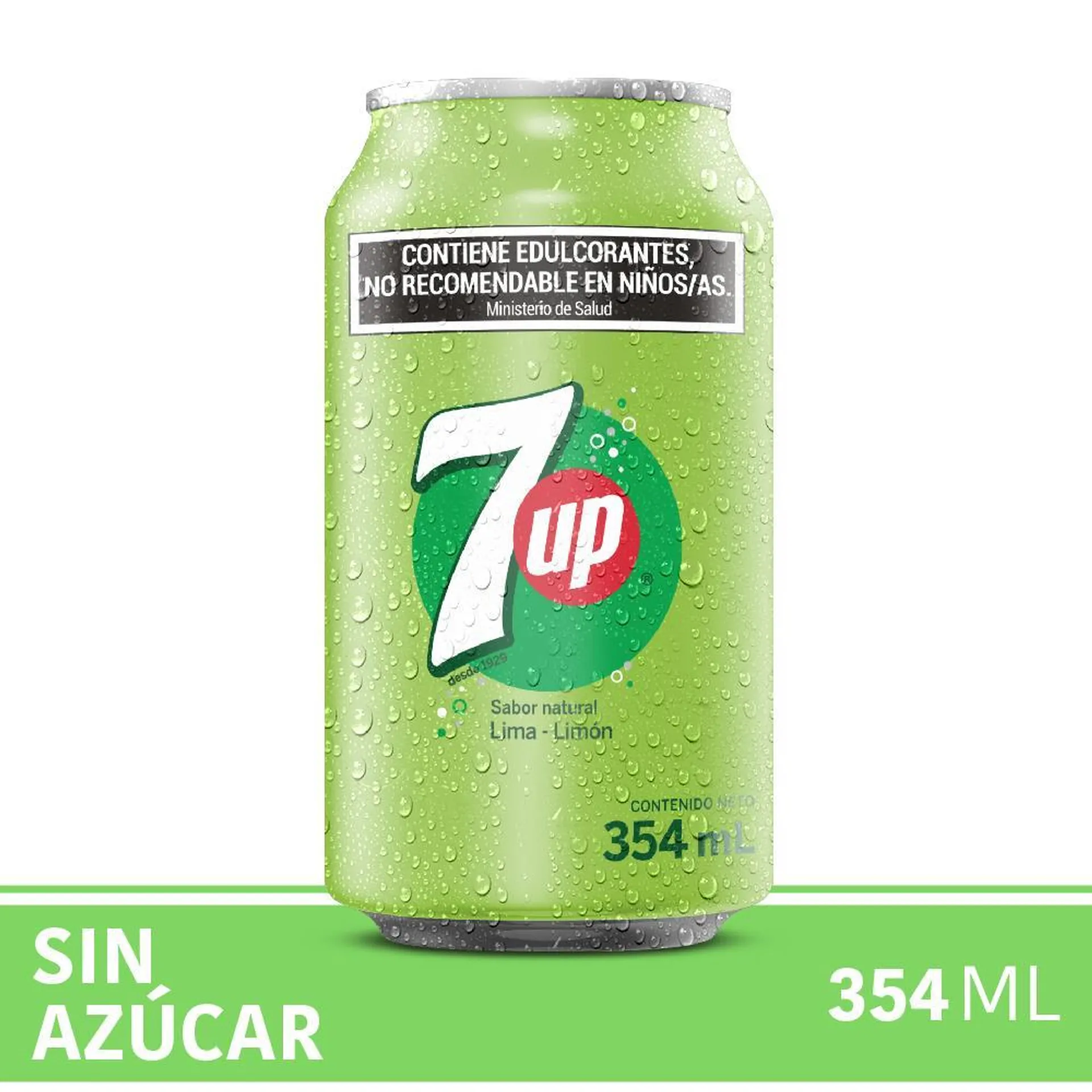 Gaseosa Lima Limón Free Seven Up 354 Cmq