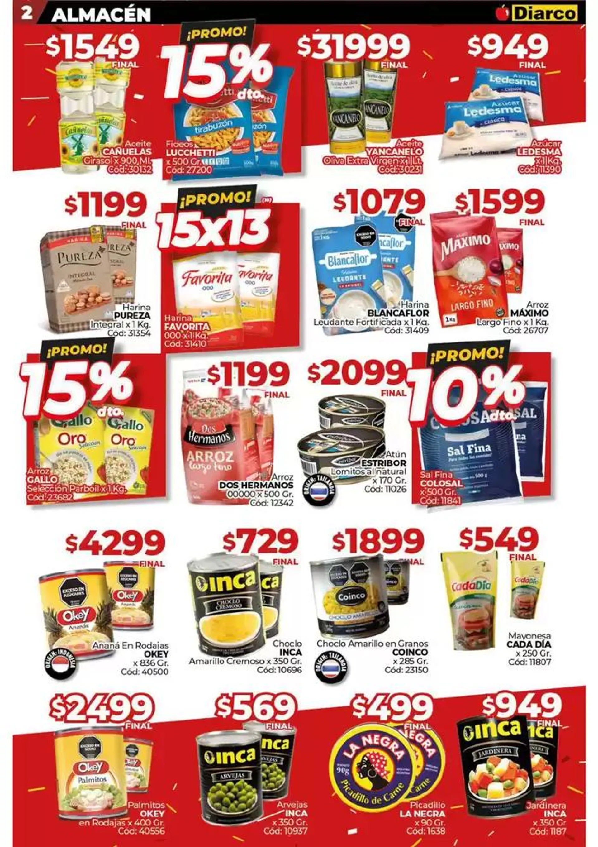 Ofertas de Diarco Ofertas Sur 30 de septiembre al 6 de octubre 2024 - Página 2 del catálogo