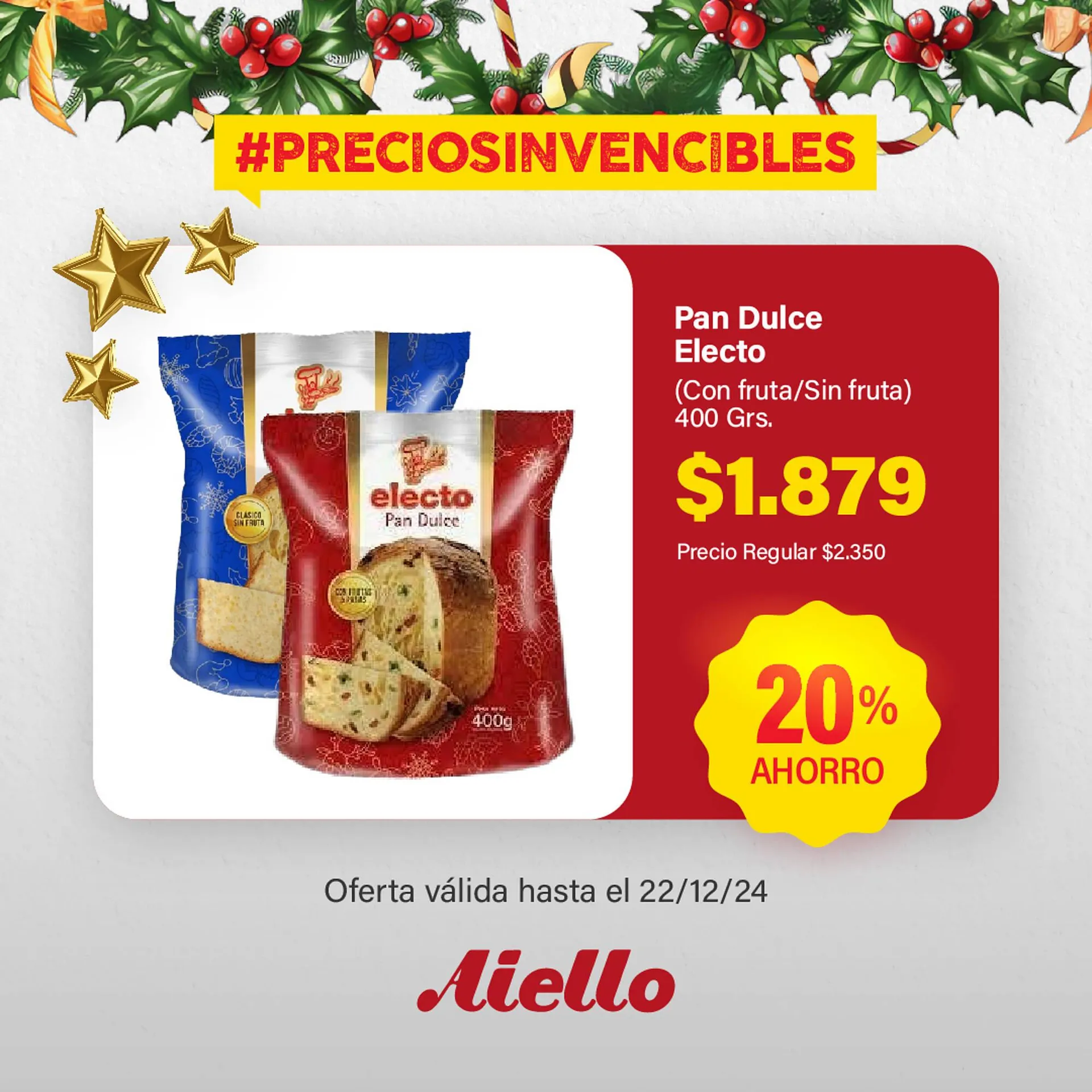 Ofertas de Catálogo Supermercados Aiello 6 de diciembre al 22 de diciembre 2024 - Página 3 del catálogo