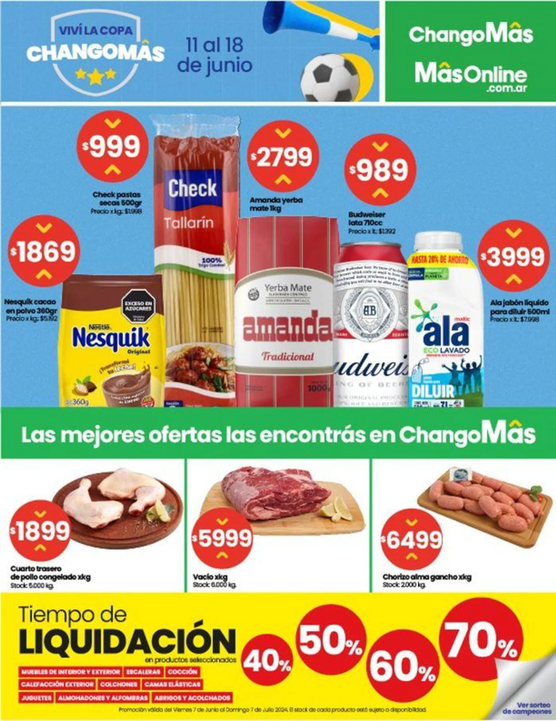 Ofertas de Catálogo Changomas 18 de junio al 18 de junio 2024 - Página 1 del catálogo