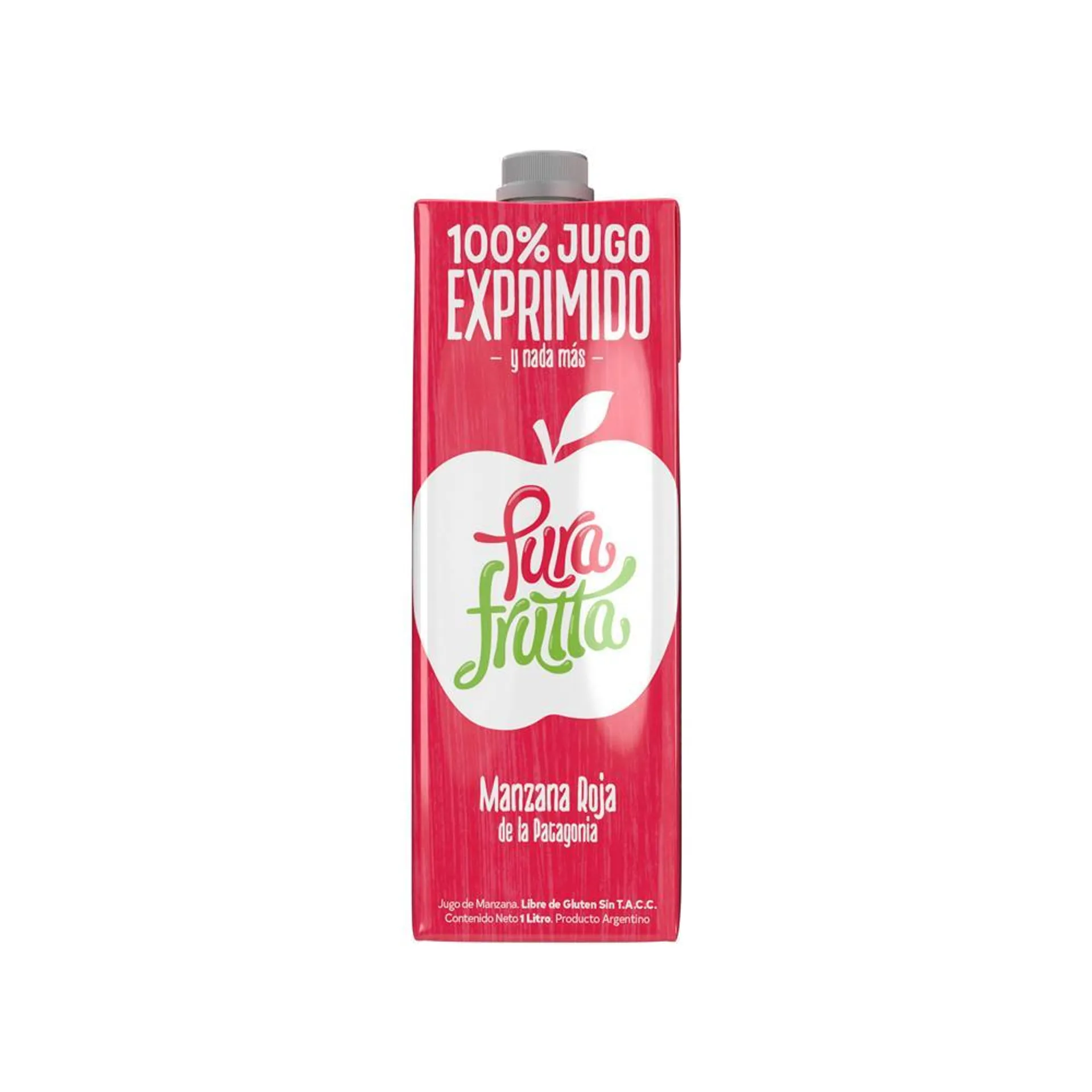 Jugos Manzana Roja PURAFRUTTA 1 Ltr