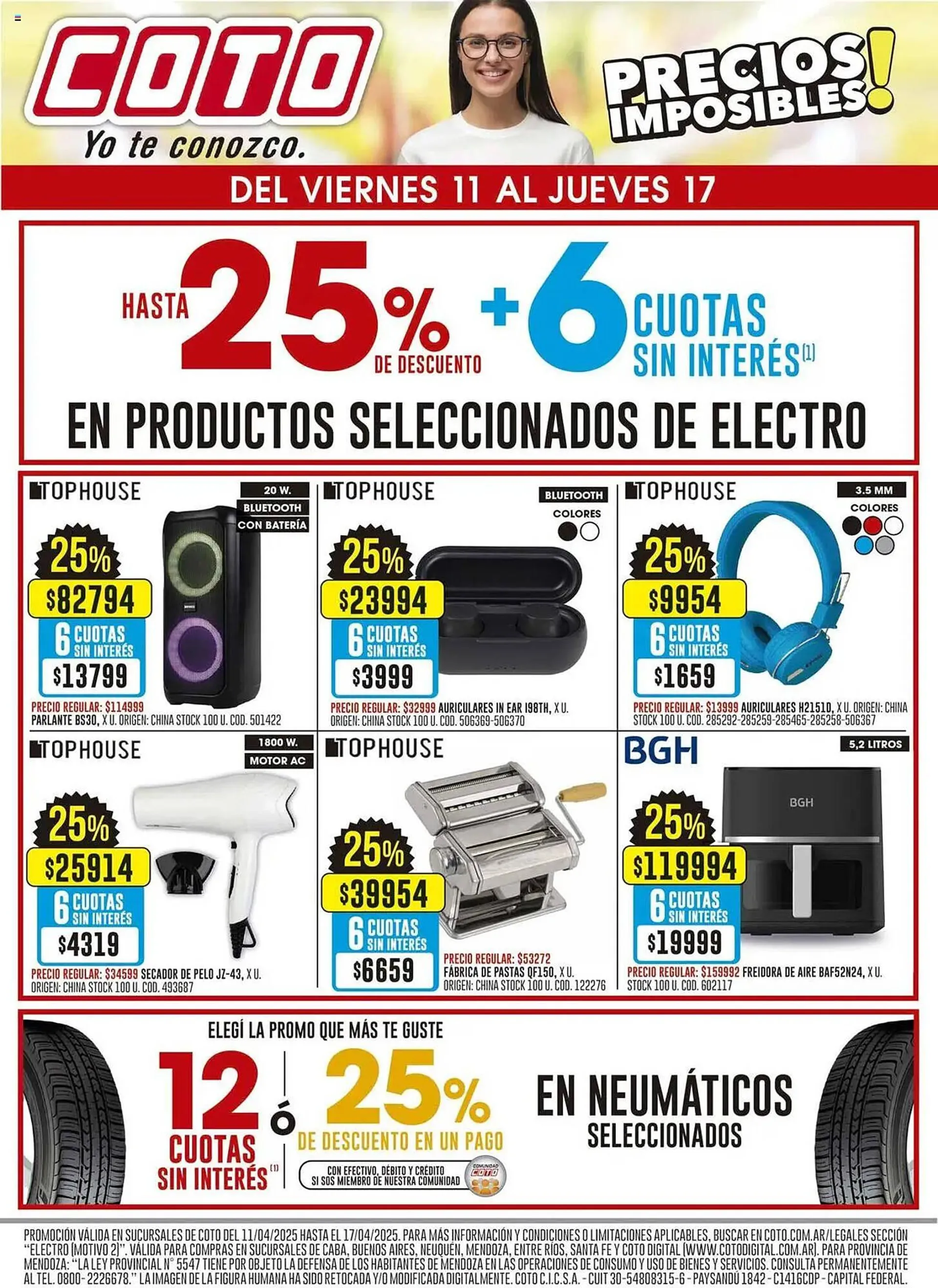 Ofertas de Catálogo Coto 11 de abril al 17 de abril 2025 - Página 1 del catálogo