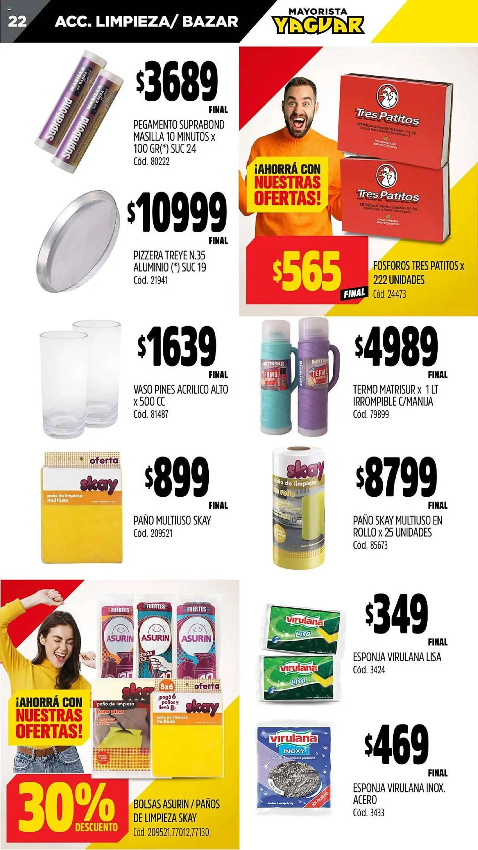 Ofertas de Catálogo Supermercados Yaguar 25 de noviembre al 1 de diciembre 2024 - Página 53 del catálogo