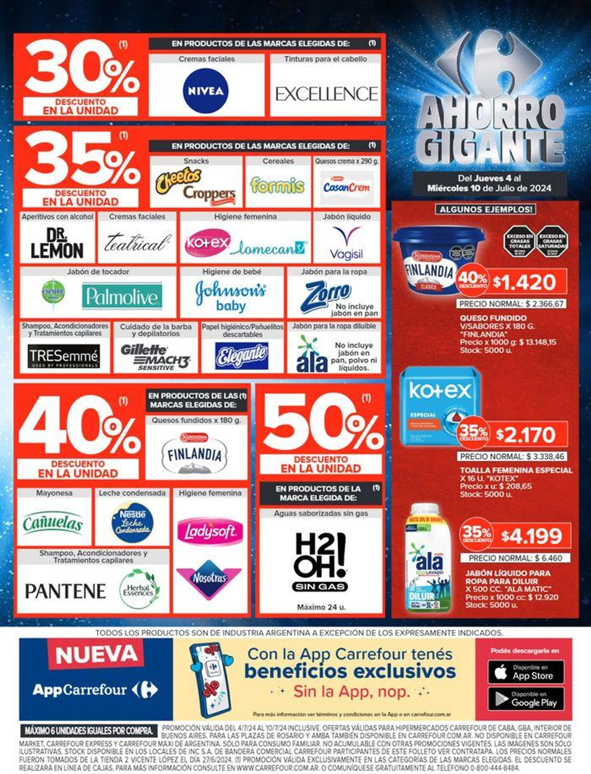 Ofertas de Catálogo Ahorro Gigante Hiper BS AS 4 de julio al 10 de julio 2024 - Página 28 del catálogo