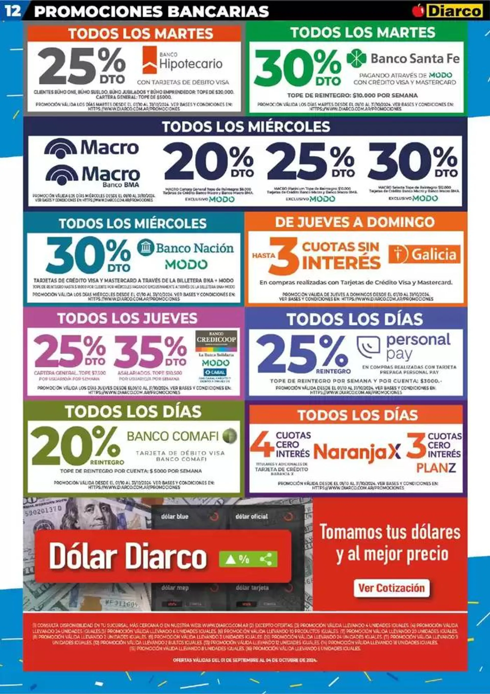 Ofertas de Diarco Ofertas Pueblo Interior 30 de septiembre al 4 de octubre 2024 - Página 14 del catálogo