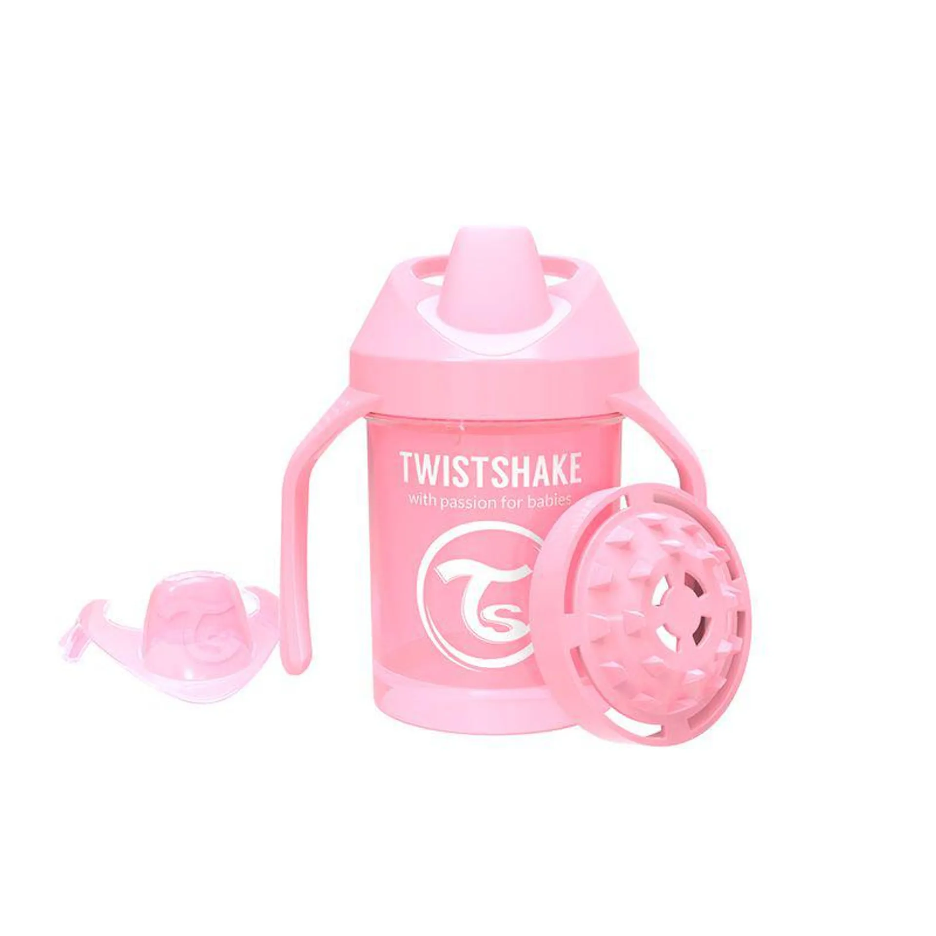 Vaso Twistshake Mini Cup Rosa 4 + meses x 230 ml