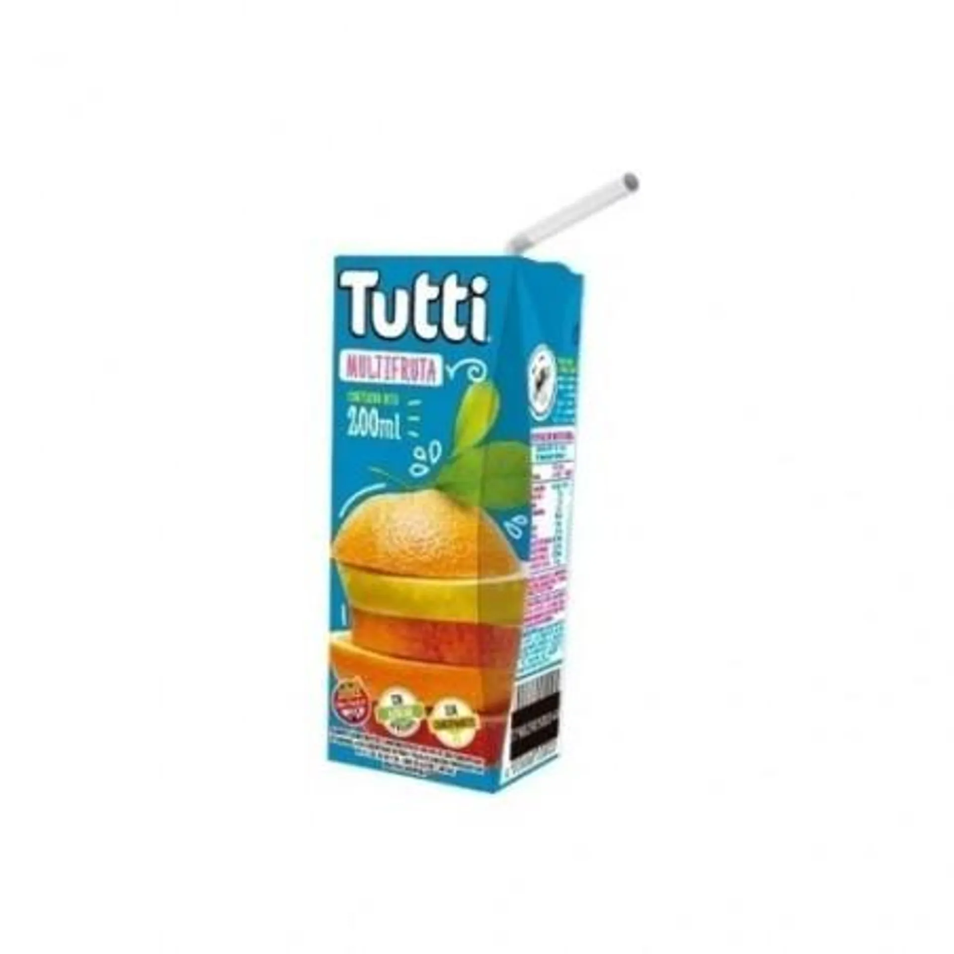 JUGO P/BEBER TUTTI MULTIFRUTAS 200 CC.