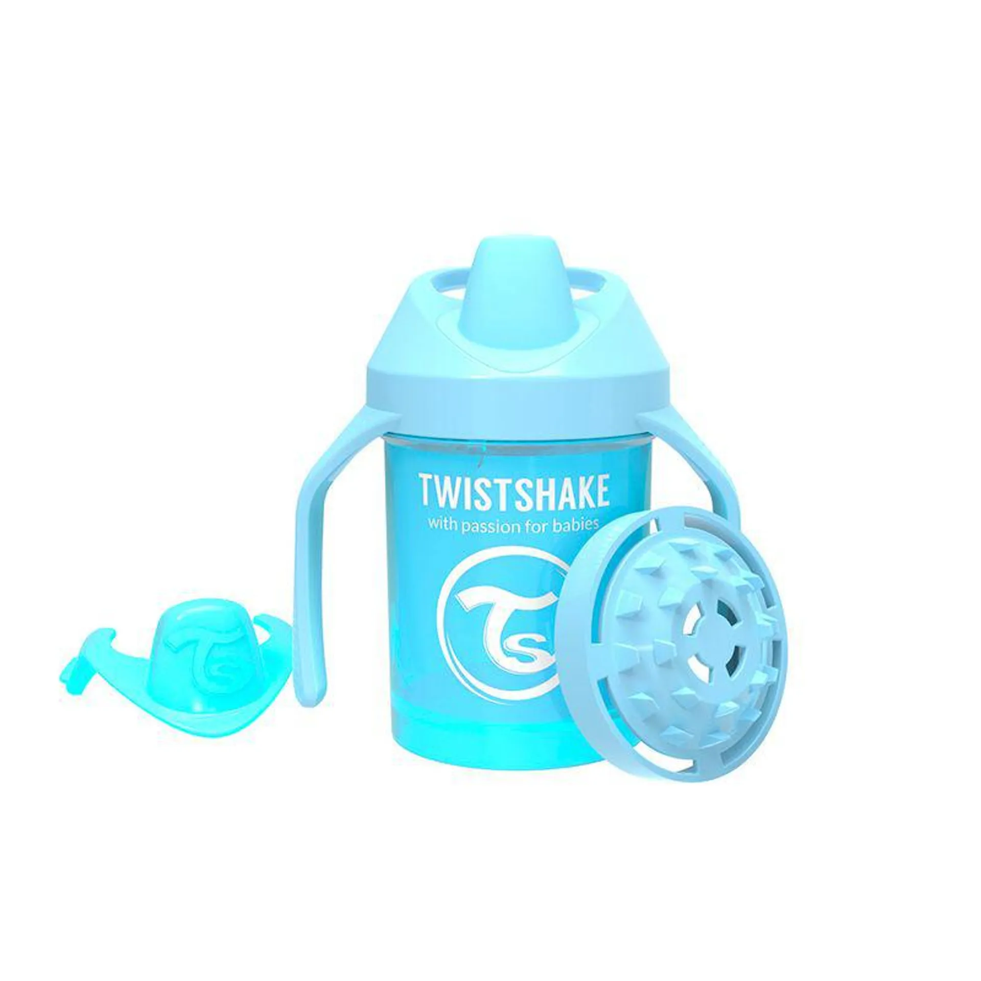 Vaso Twistshake Mini Cup Celeste 4 + meses x 230 ml