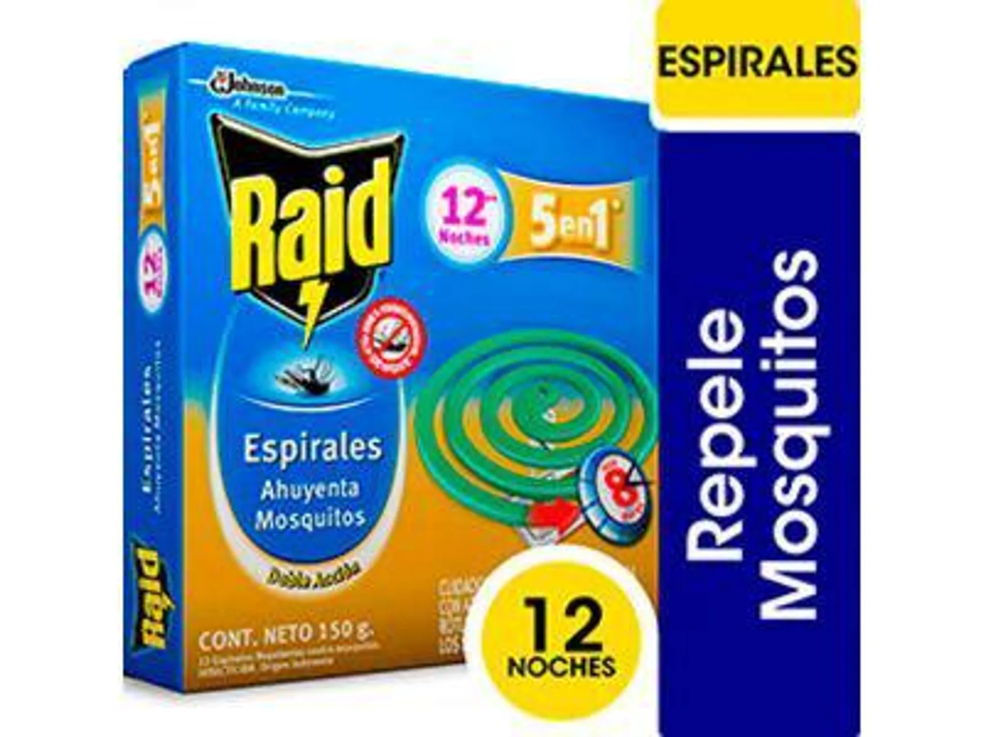 TABLETA RAID CONTRA MOSQUITOS 12 UN