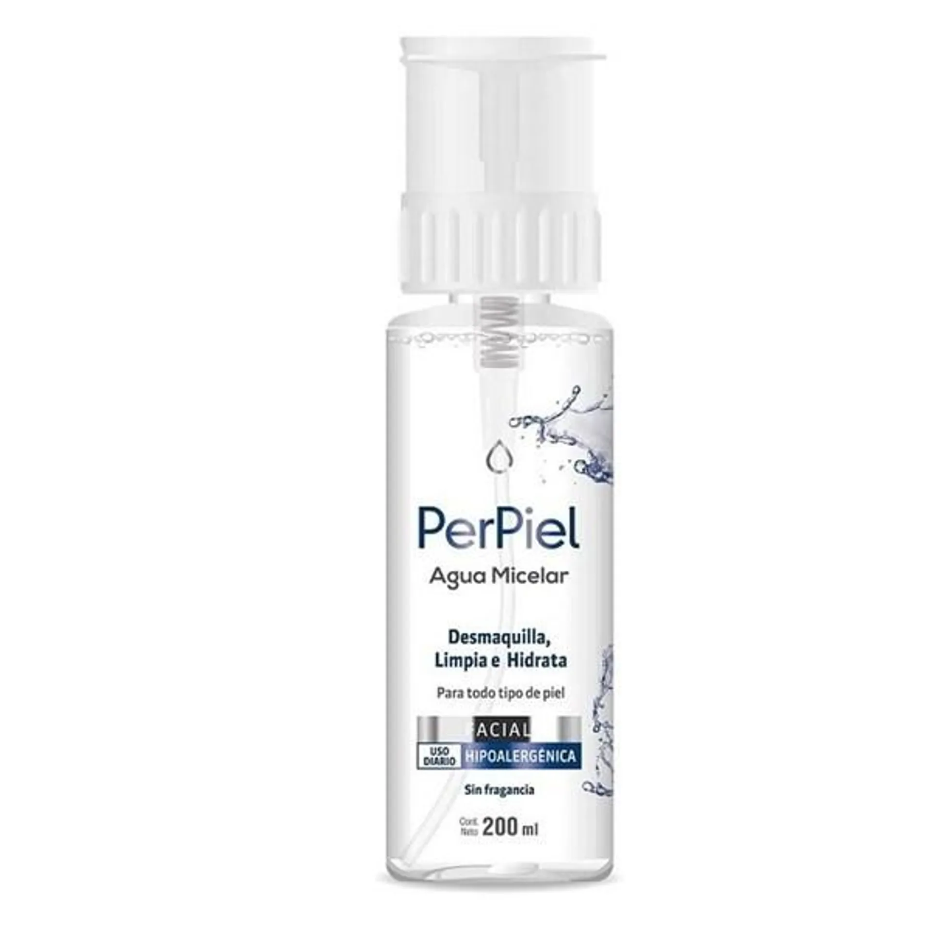 Perpiel Agua Micelar Monofásica Sin Fragancia 200 ml