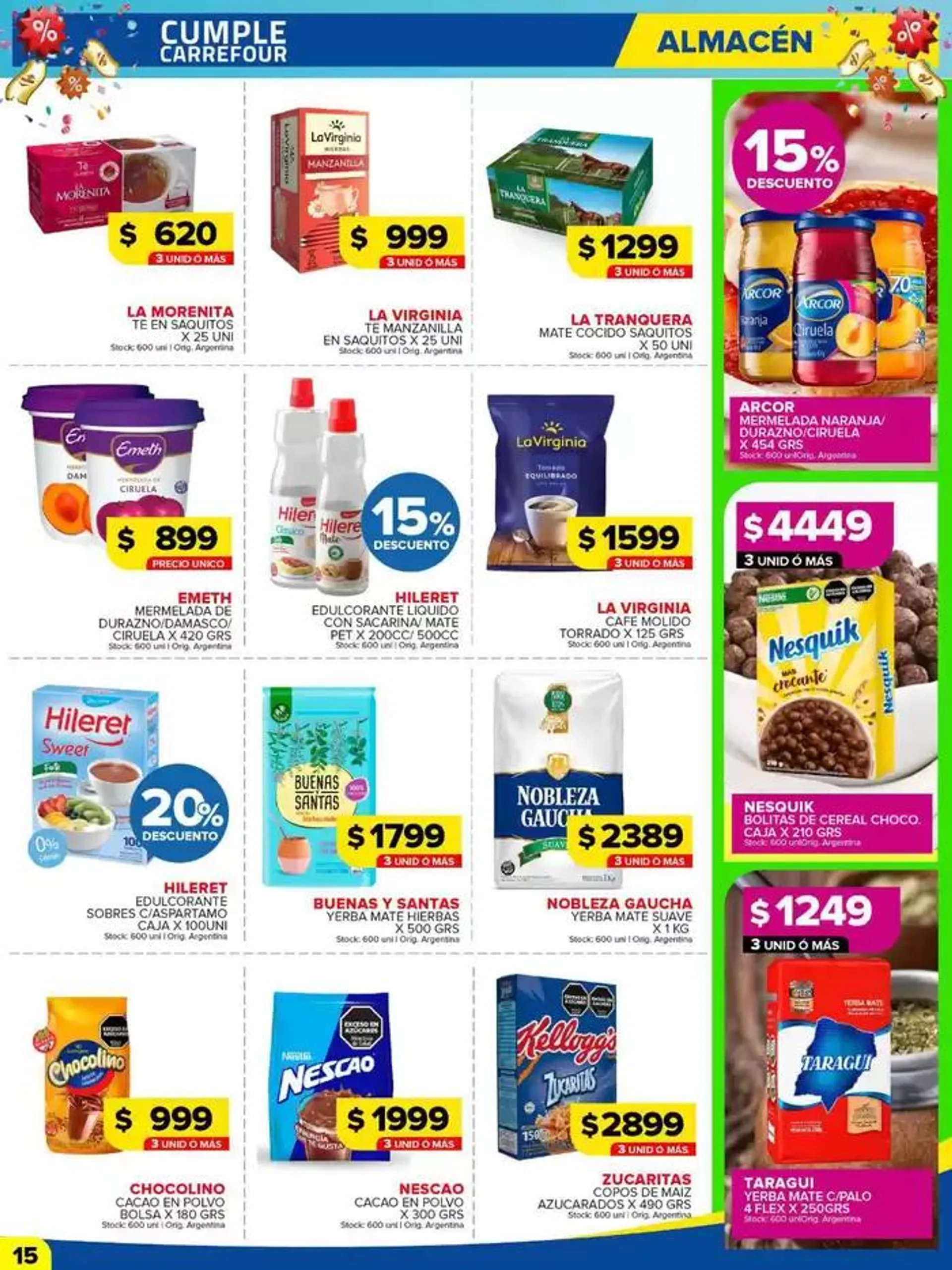 Ofertas de OFERTAS SEMANALES 14 de octubre al 20 de octubre 2024 - Página 15 del catálogo