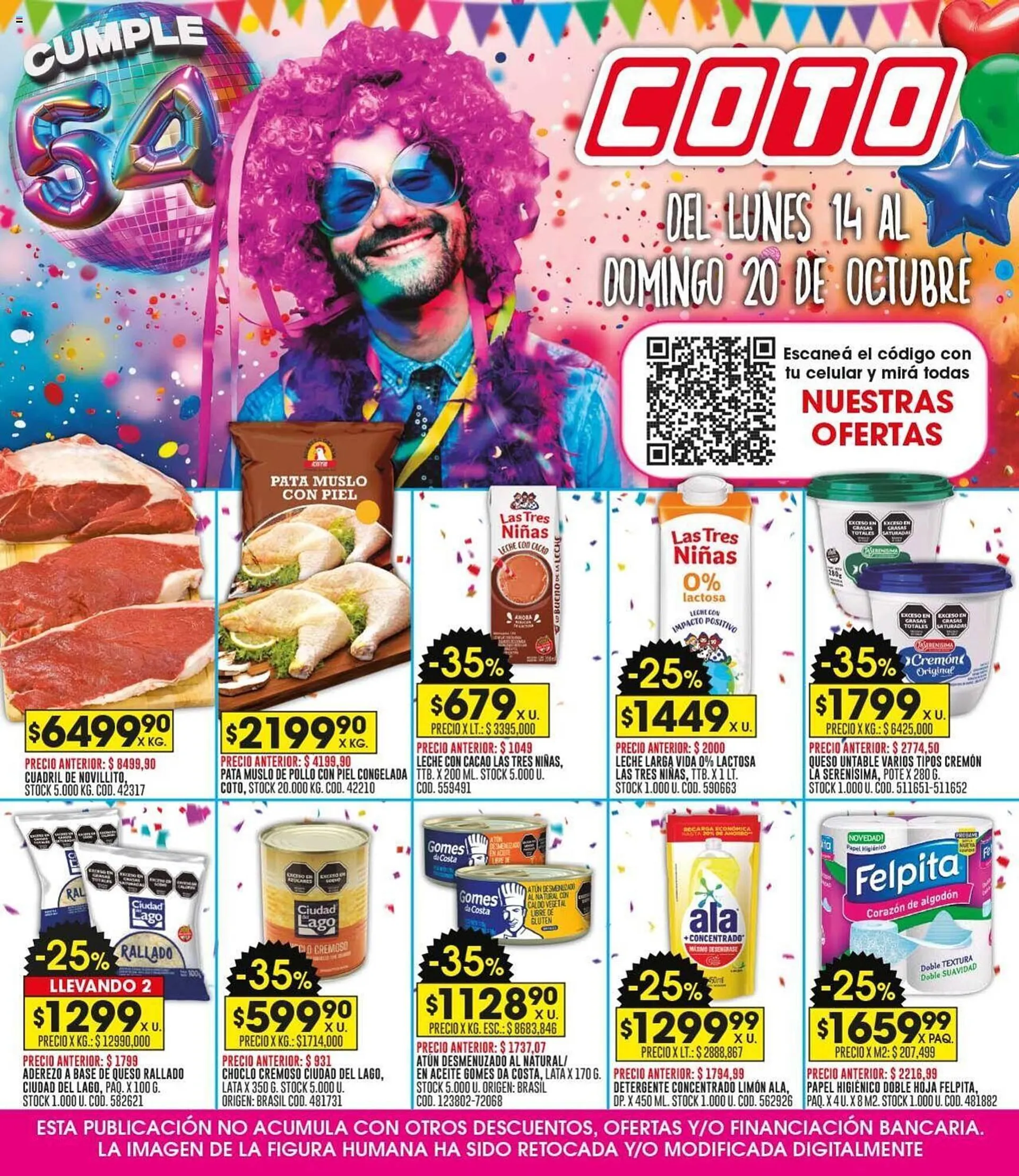 Ofertas de Catálogo Coto 14 de octubre al 20 de octubre 2024 - Página 1 del catálogo