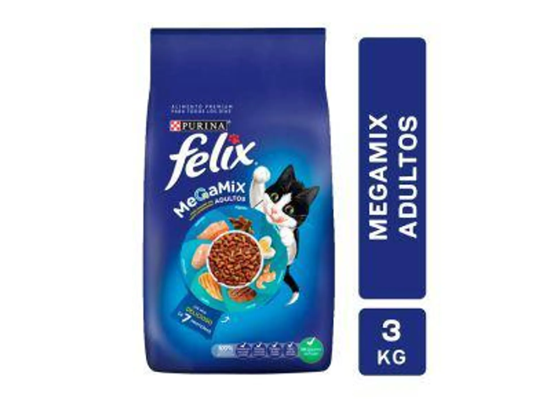 ALIMENTO PARA GATOS FELIX ADULTO 3 KG