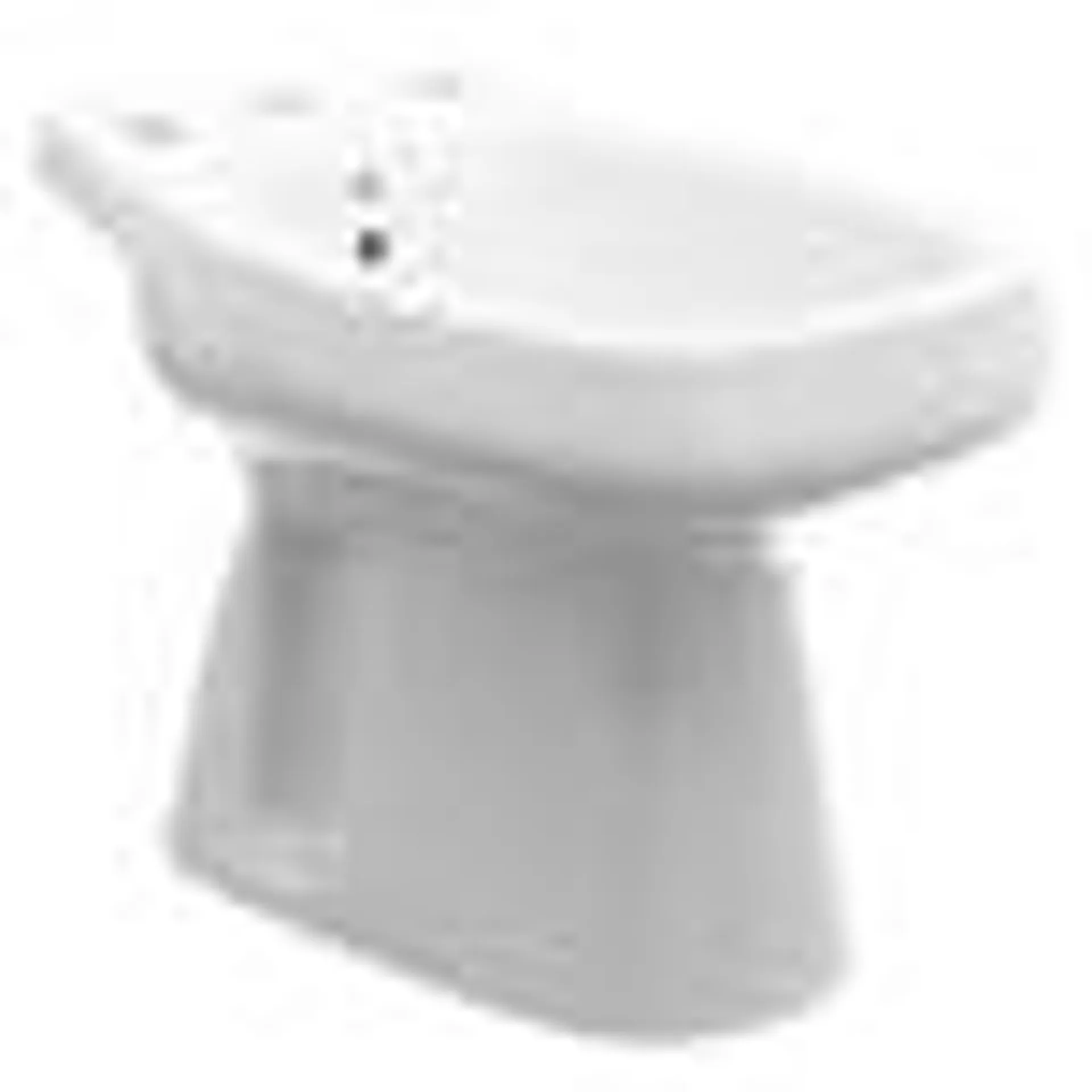 Bidet de apoyo Mónaco 3 agujeros rectangular blanco