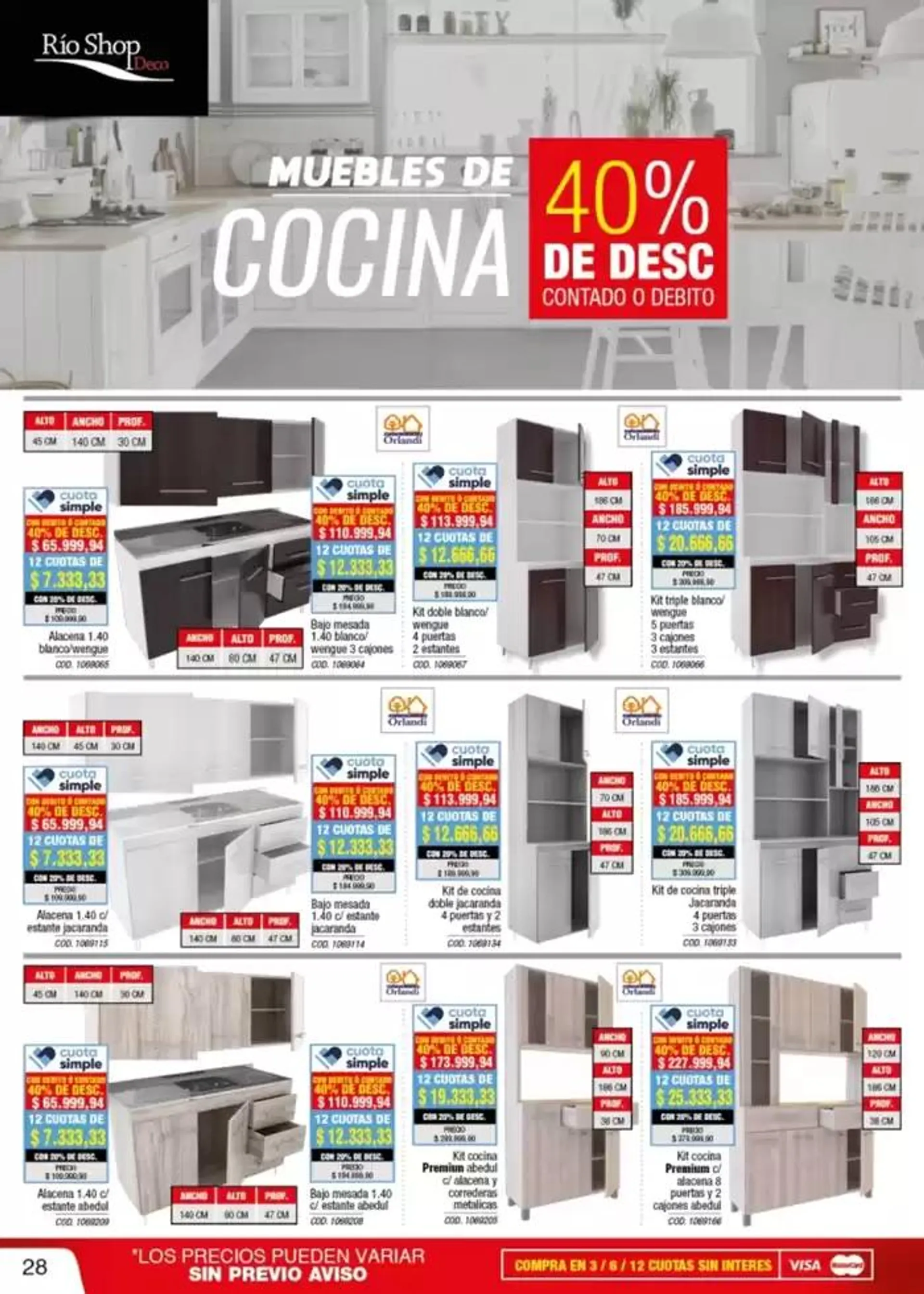 Ofertas de Catálogo Rio Shop Deco 12 de octubre al 26 de octubre 2024 - Página 20 del catálogo