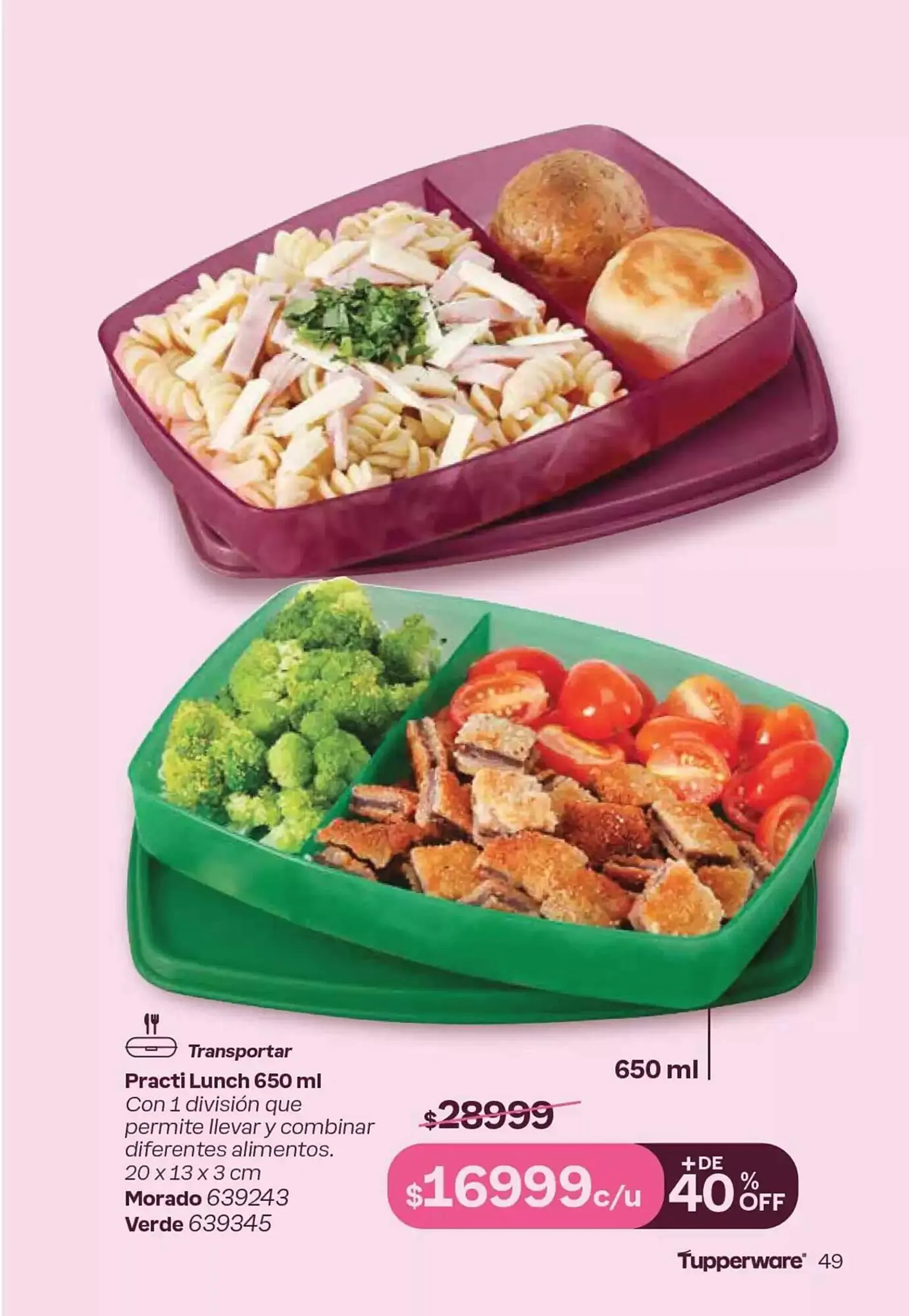 Ofertas de Catálogo Tupperware 11 de octubre al 25 de octubre 2024 - Página 44 del catálogo