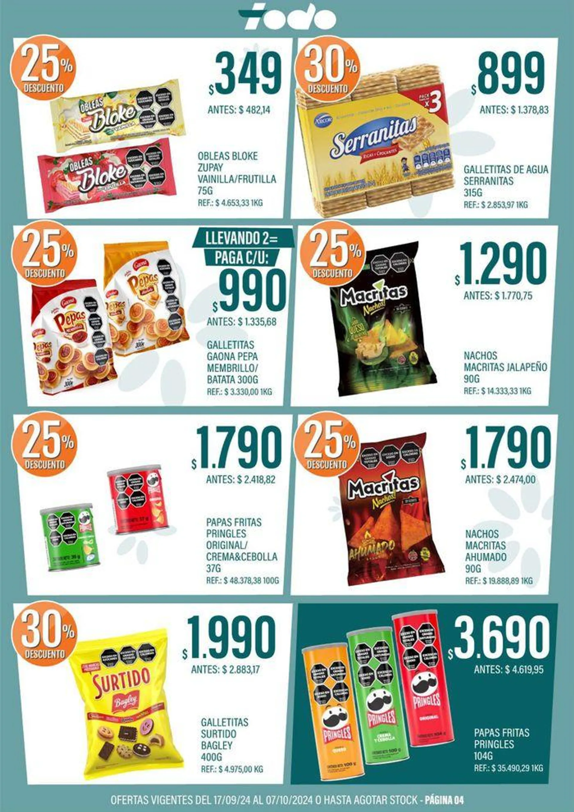 Ofertas de Ofertas de Supermercados Todo 17 de septiembre al 7 de octubre 2024 - Página 4 del catálogo