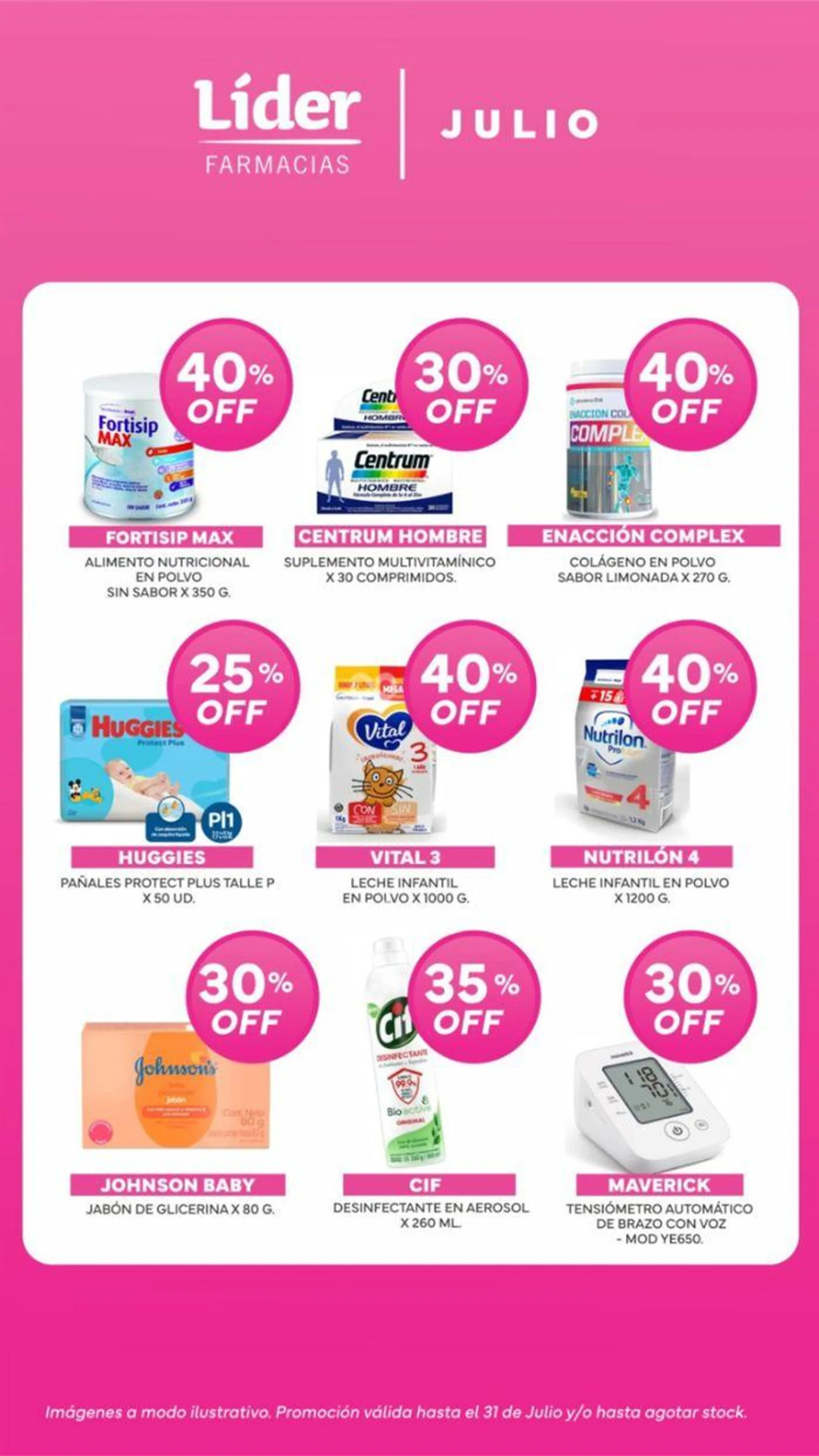 Promociones Julio Farmacias Líder - 2