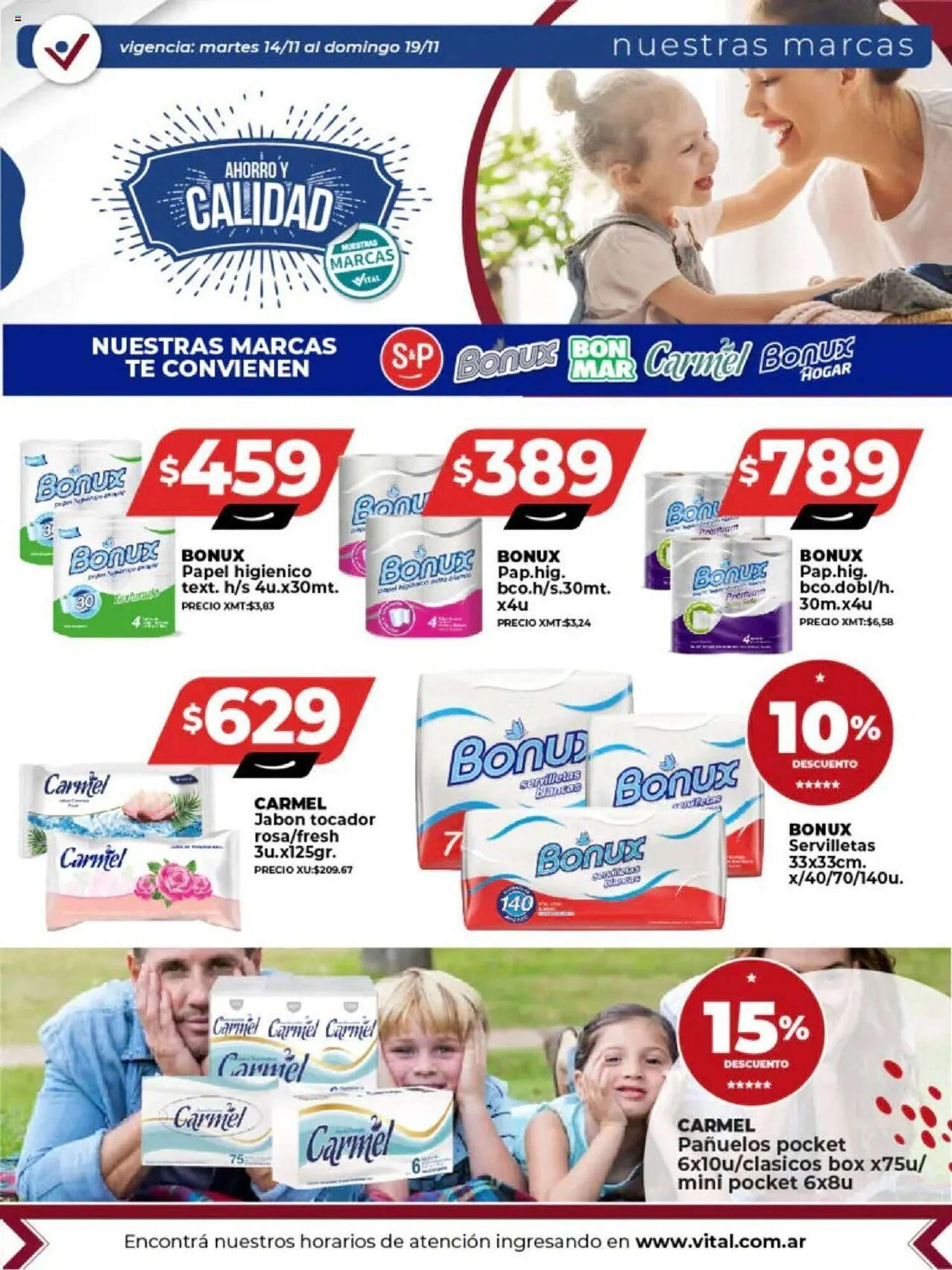 Ofertas de Catálogo Supermayorista Vital 14 de noviembre al 19 de noviembre 2023 - Página 17 del catálogo