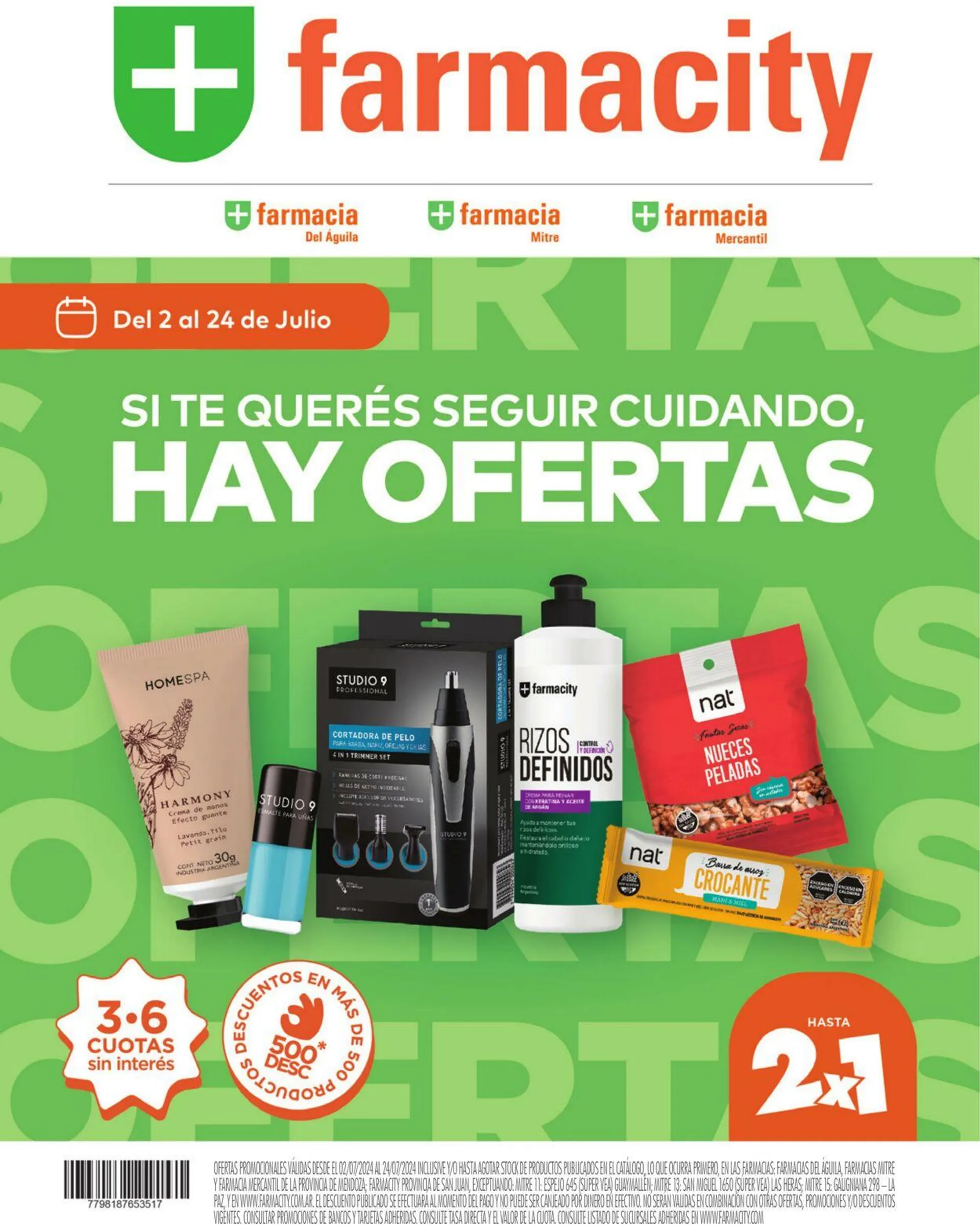 Ofertas de Farmacity 1 de julio al 31 de julio 2024 - Página 1 del catálogo