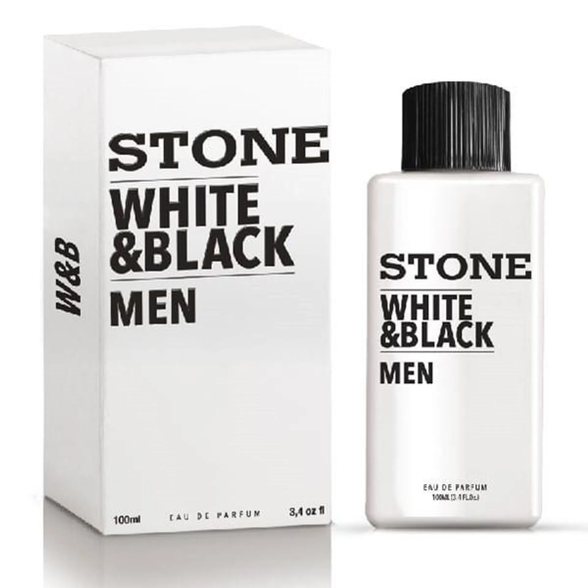 Stone Fragancia White & Black Edp For Men 100 ml