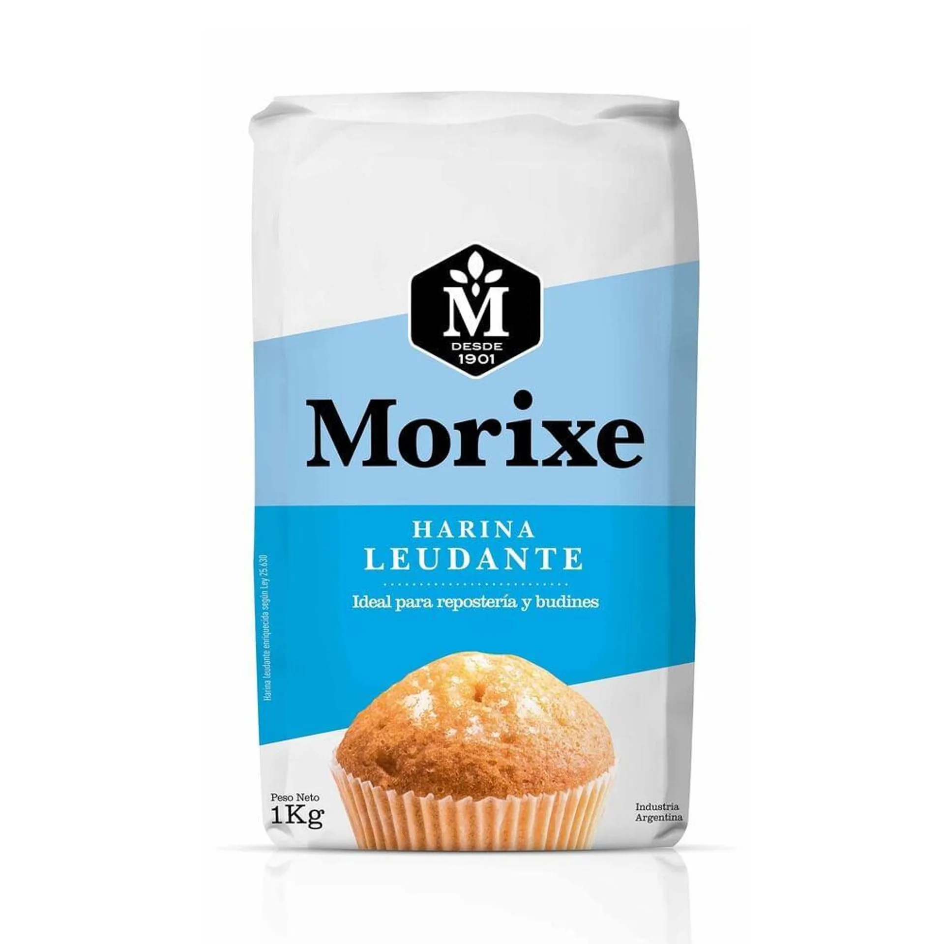 Harina de trigo Morixe leudante 1 kg.