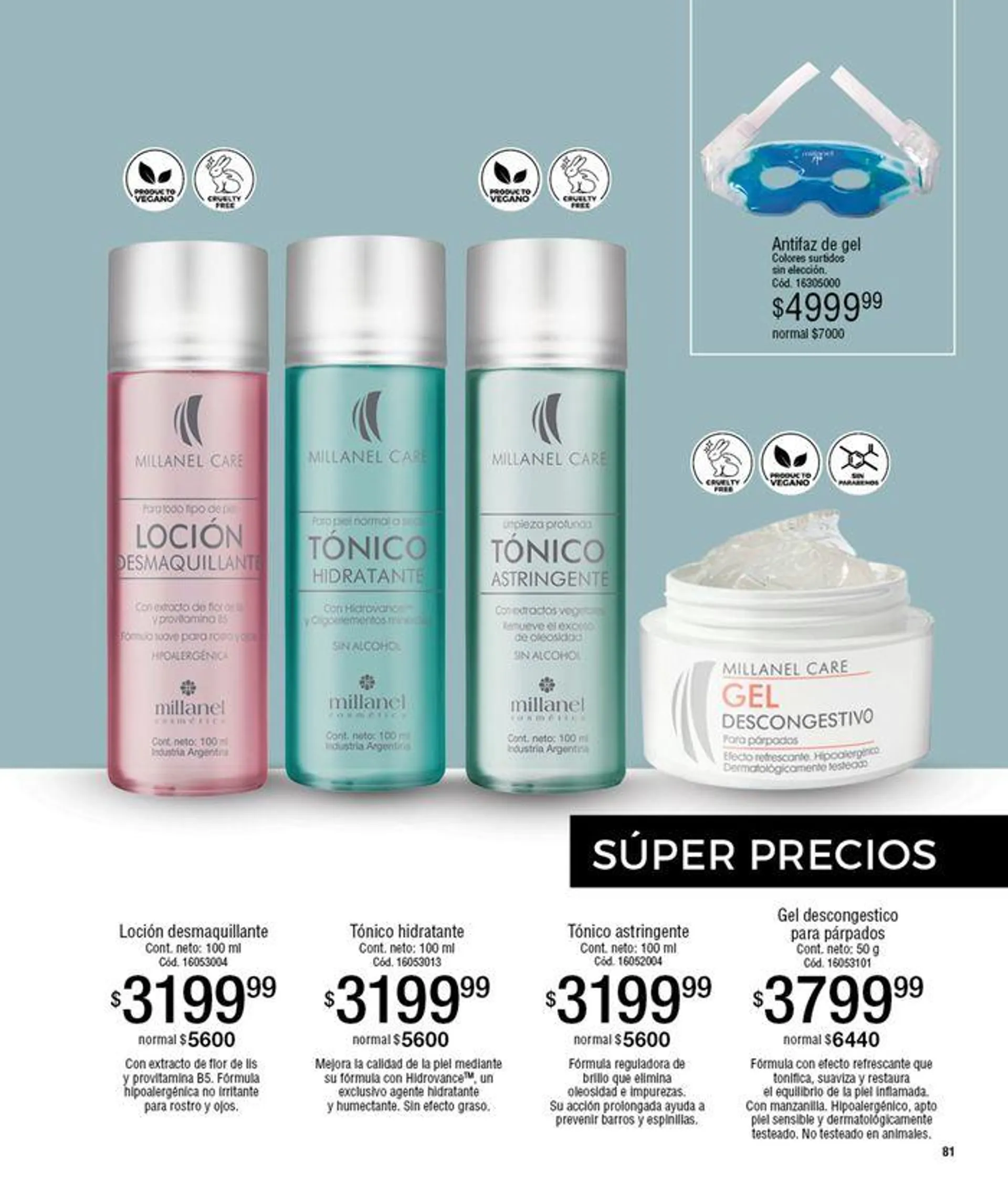 Ofertas de Catálogo Millanel Cosmética 23 de septiembre al 20 de octubre 2024 - Página 81 del catálogo