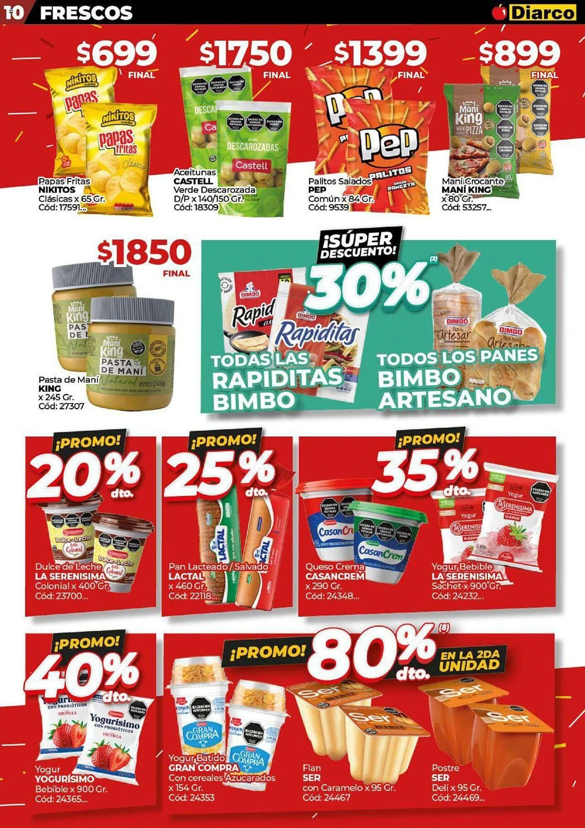 Ofertas de Catálogo Diarco 14 de octubre al 20 de octubre 2024 - Página 10 del catálogo