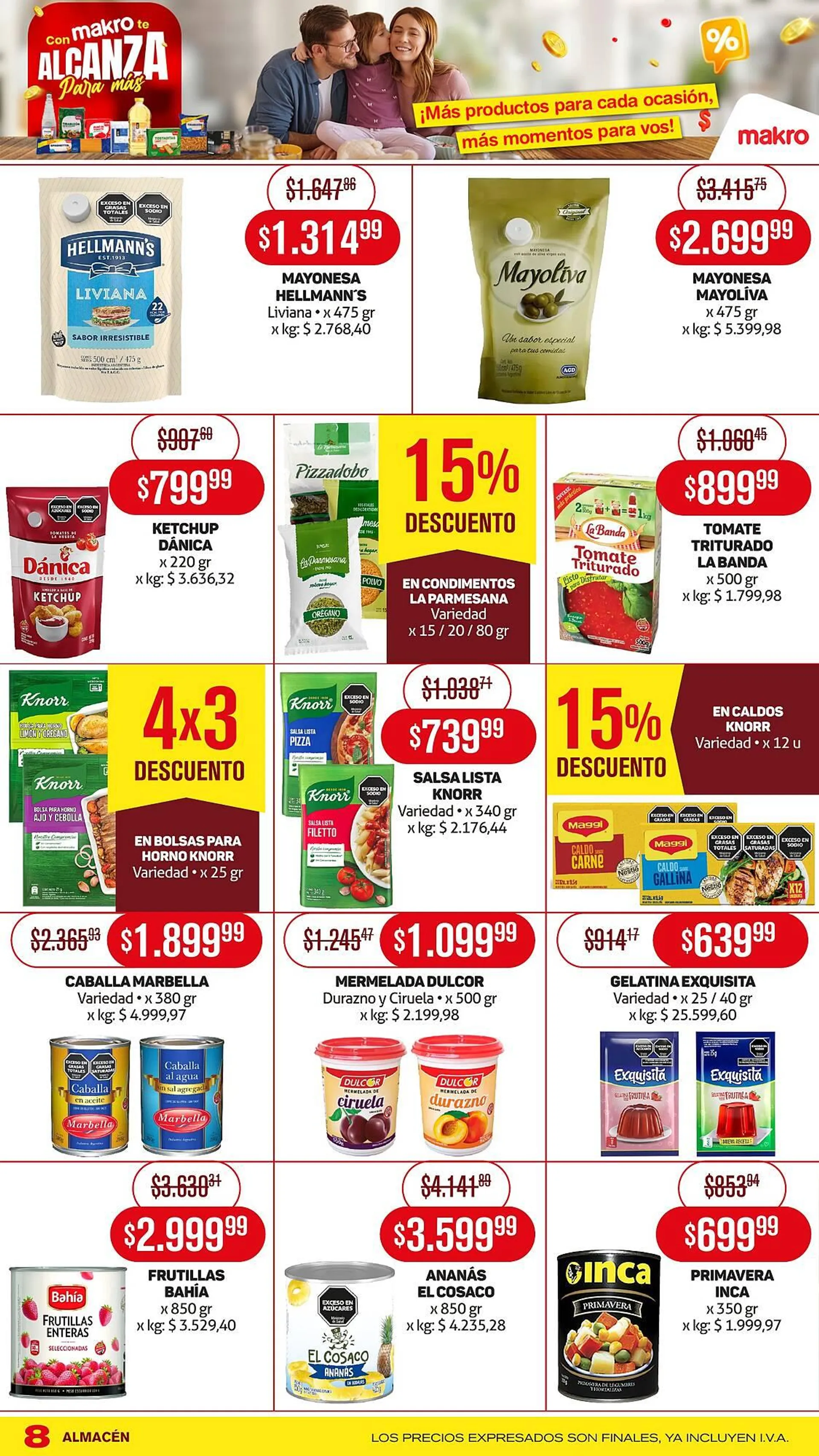 Ofertas de Catálogo Makro 3 de octubre al 9 de octubre 2024 - Página 8 del catálogo