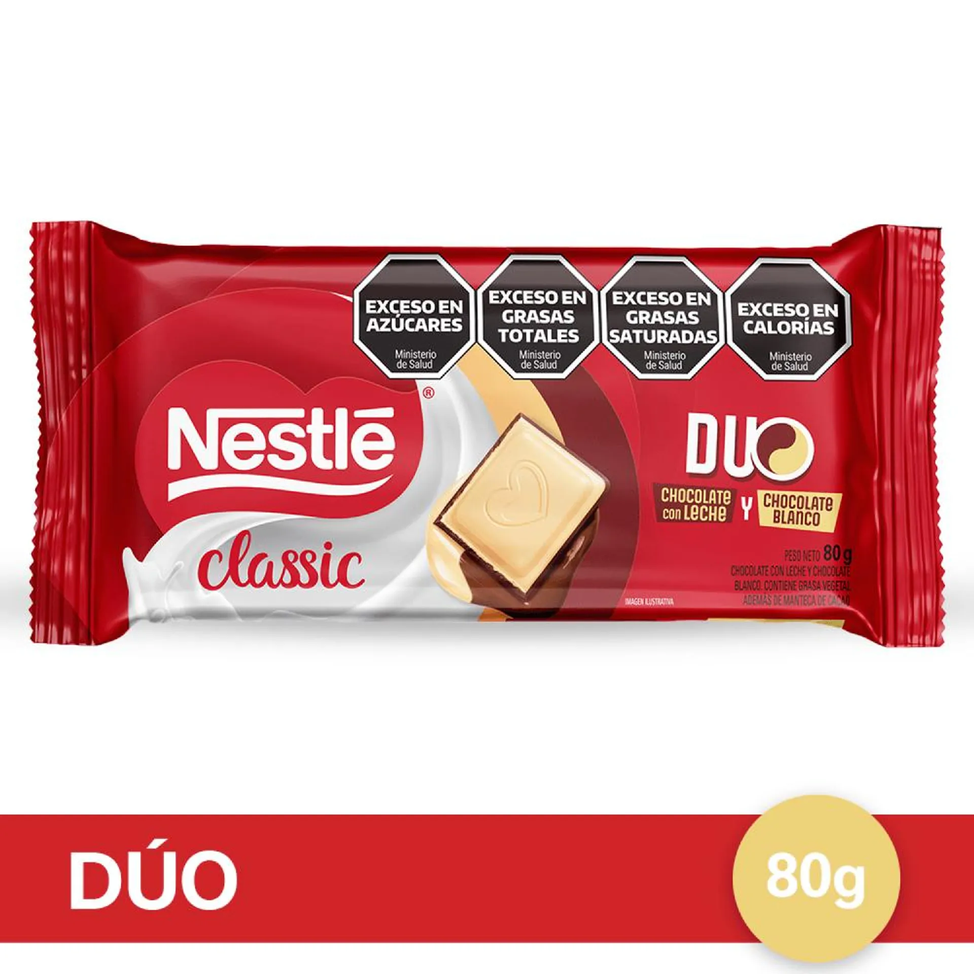 Nestlé Classic Duo Chocolate X 80 Gr.