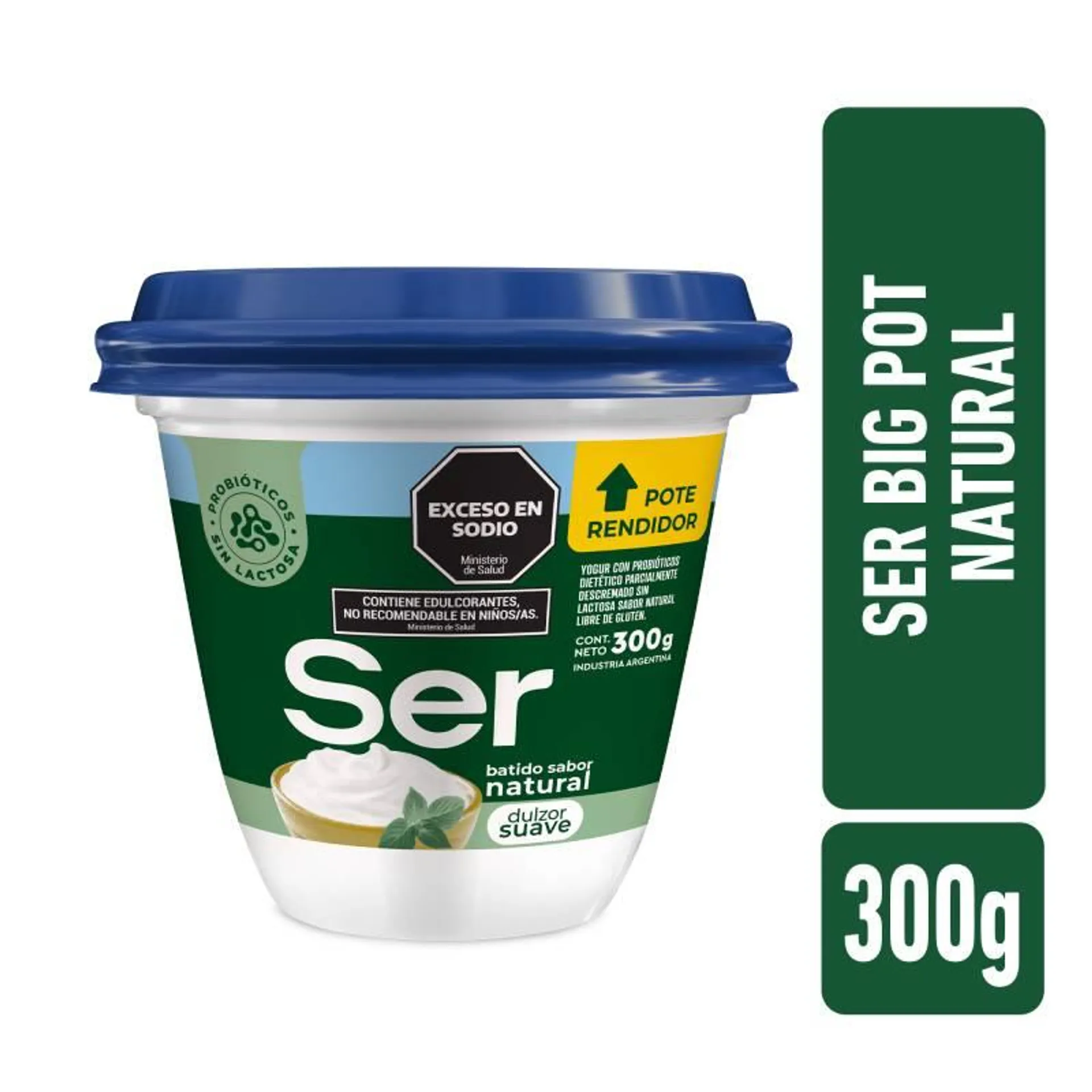 Yogur Natur big pot natural Ser 300g