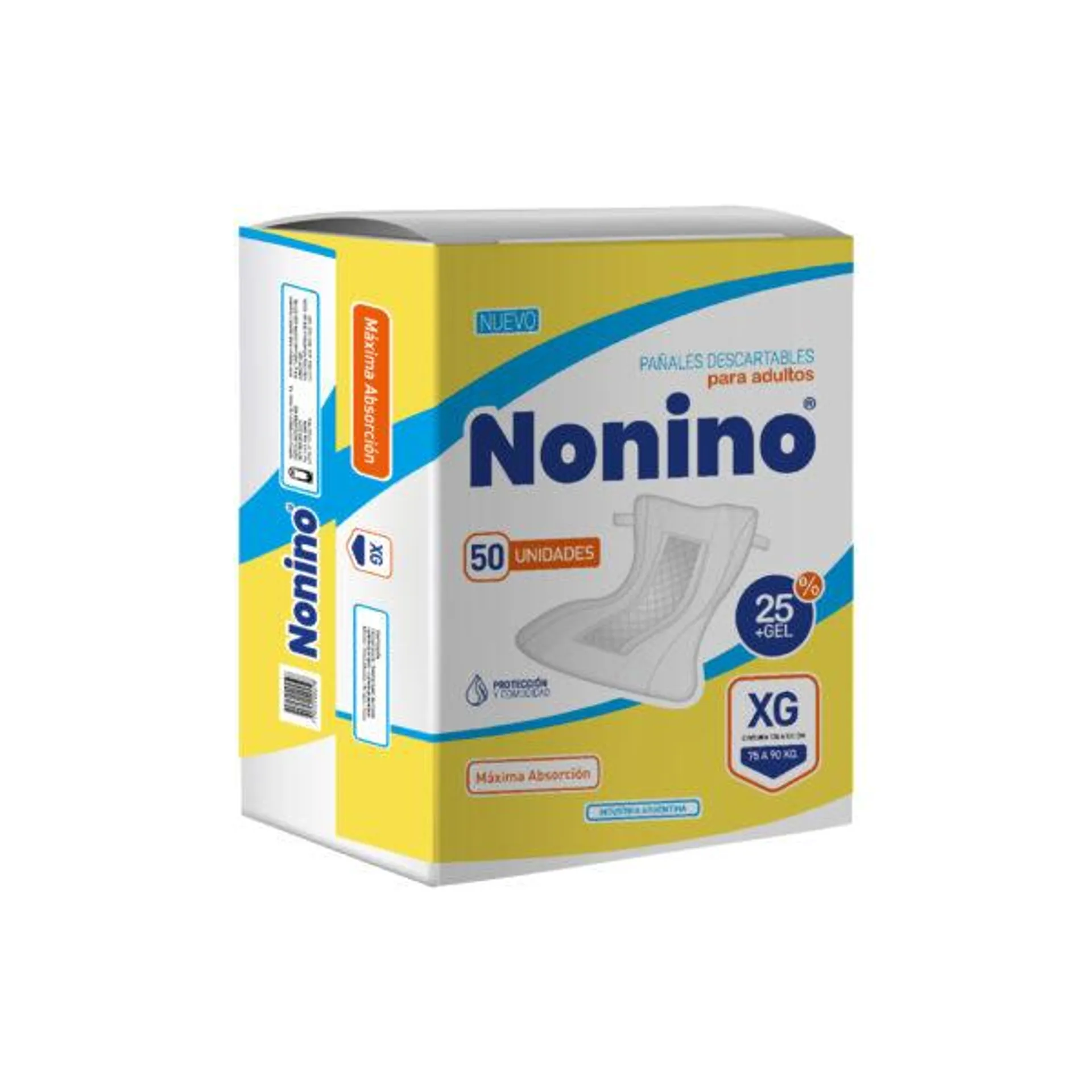 Pañales Nonino Clasicos Unisex Xg X50 Unid