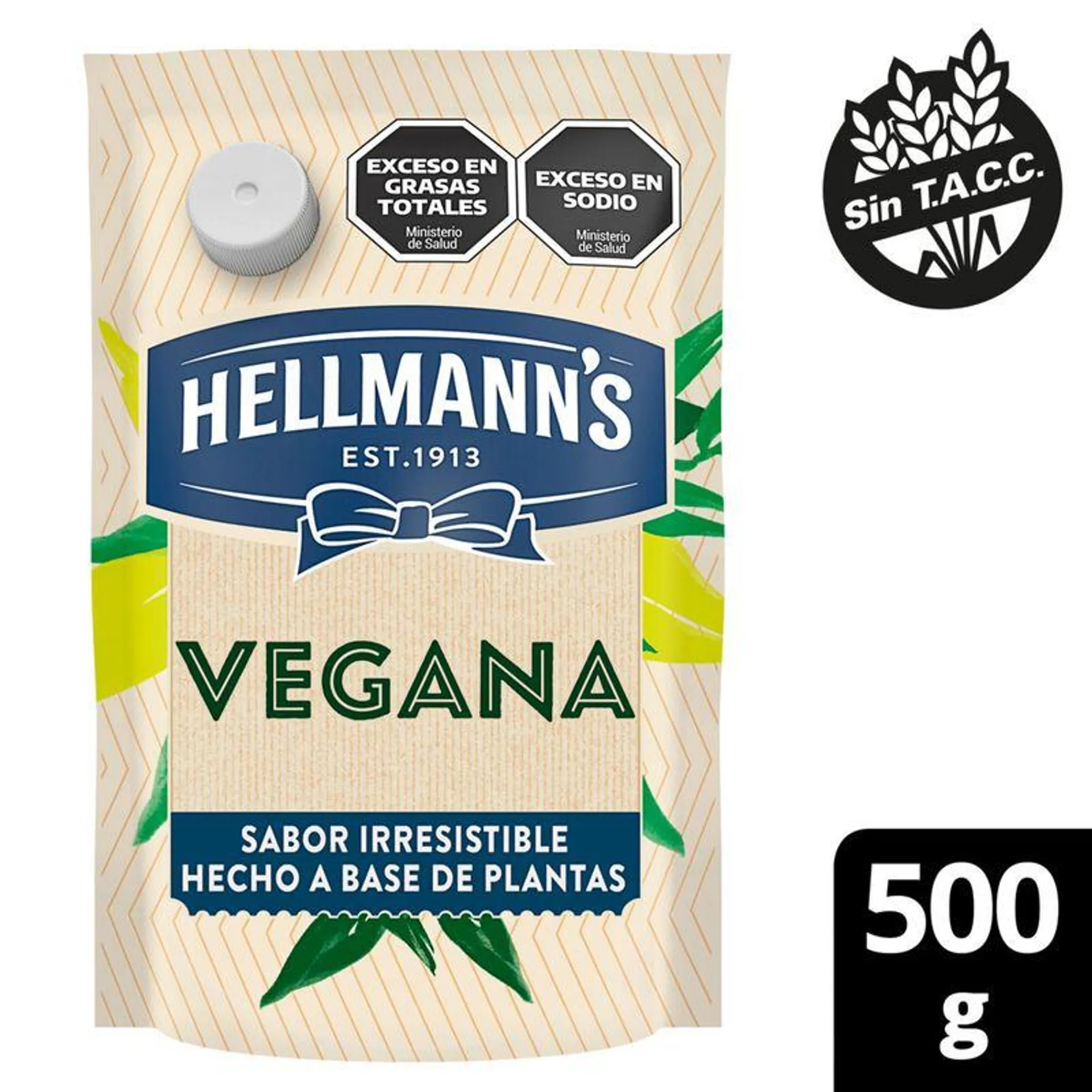 Mayonesa Vegana Hellmanns 500 Gr.