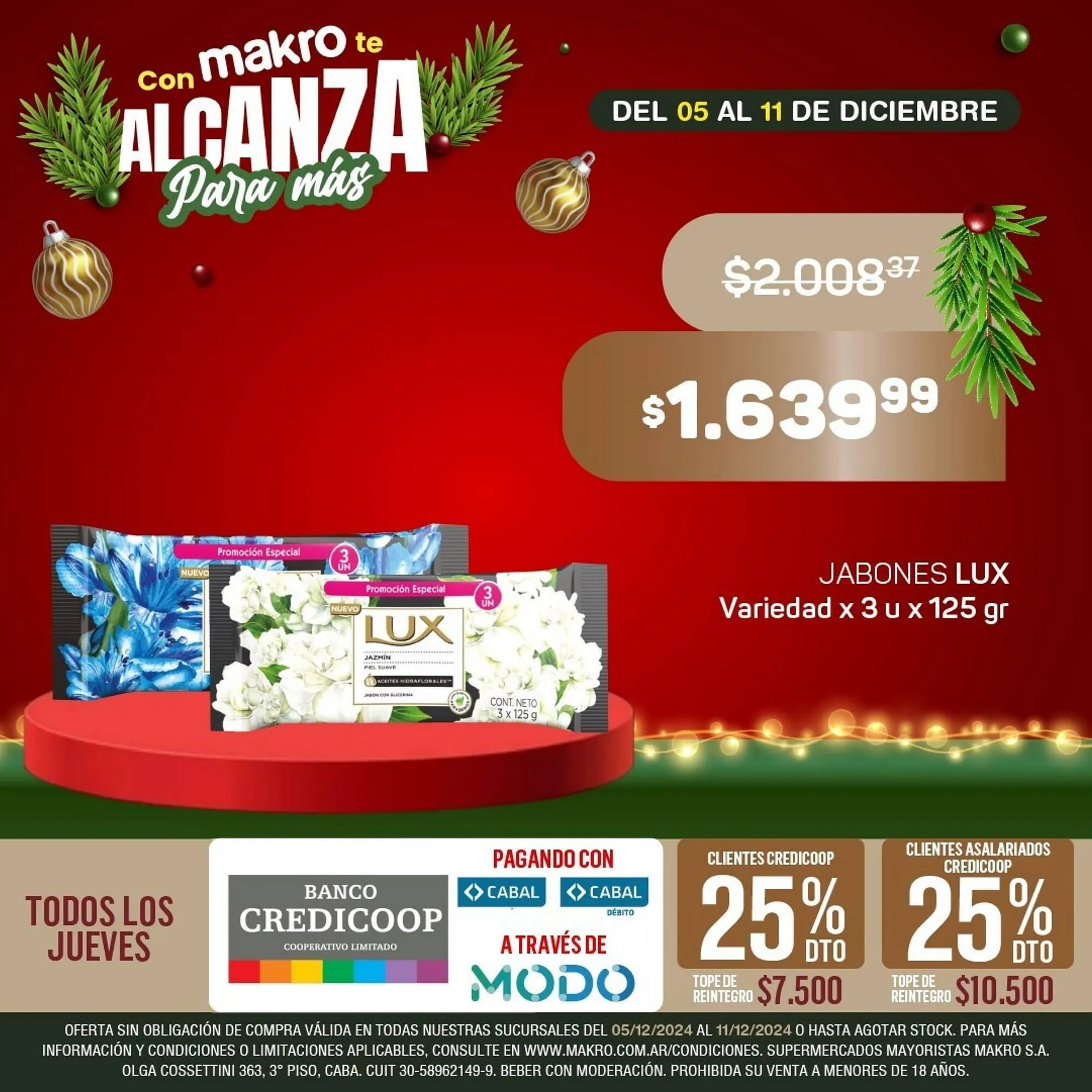 Ofertas de Catálogo Makro 5 de diciembre al 11 de diciembre 2024 - Página 3 del catálogo