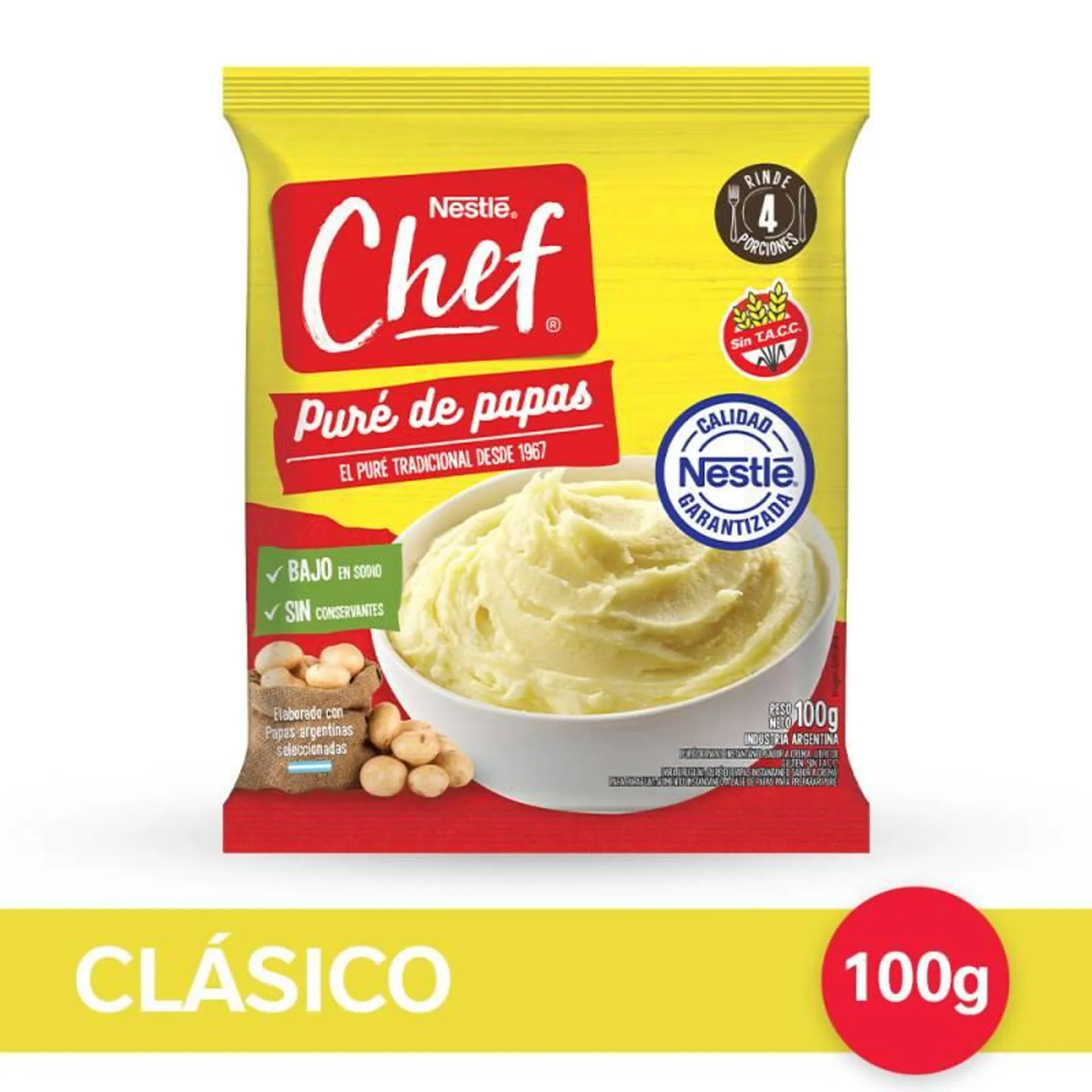 Puré Chef x 100g.