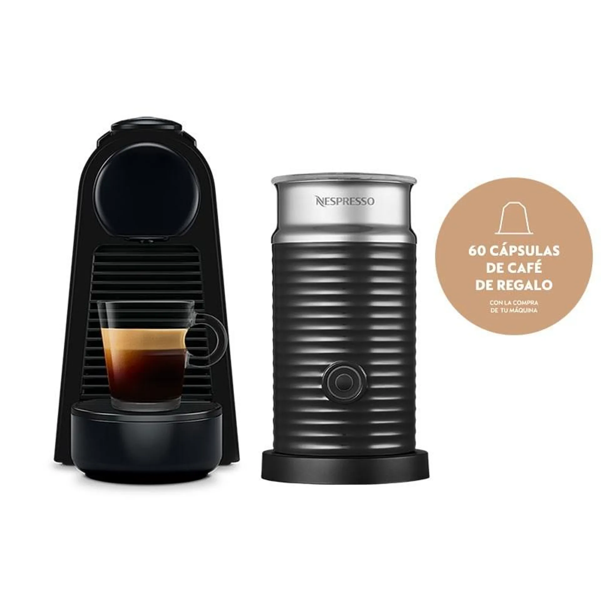 Cafetera Essenza M.ng+aero A3kd30-ar-bk. - NESPRESSO