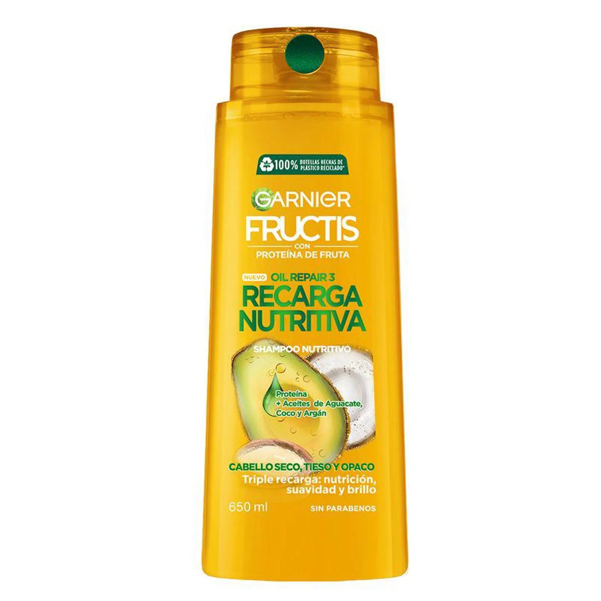 Shampoo Fructis OR Recarga Nutrtiva x 650 ml