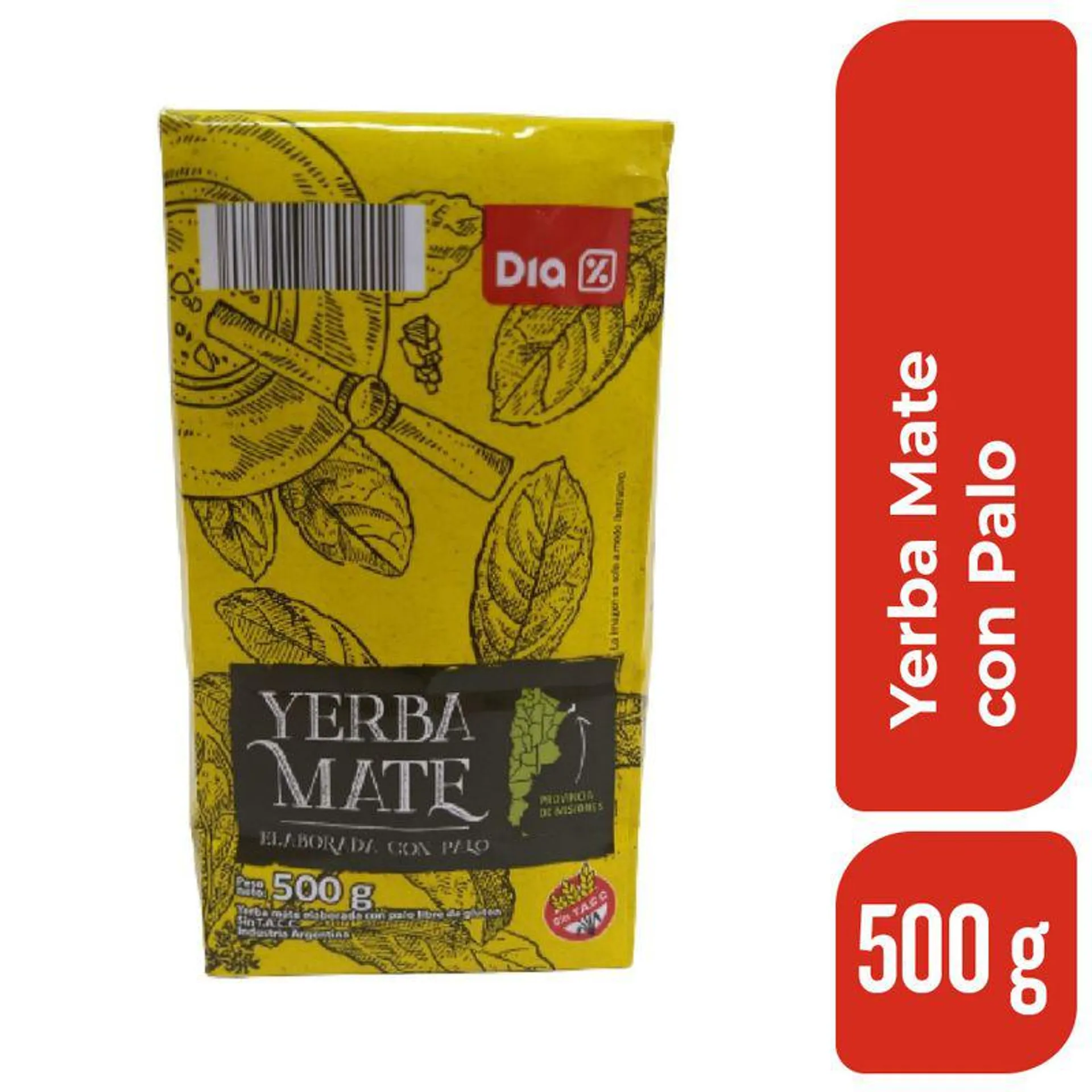 Yerba Mate Dia con Palo 500 Gr.