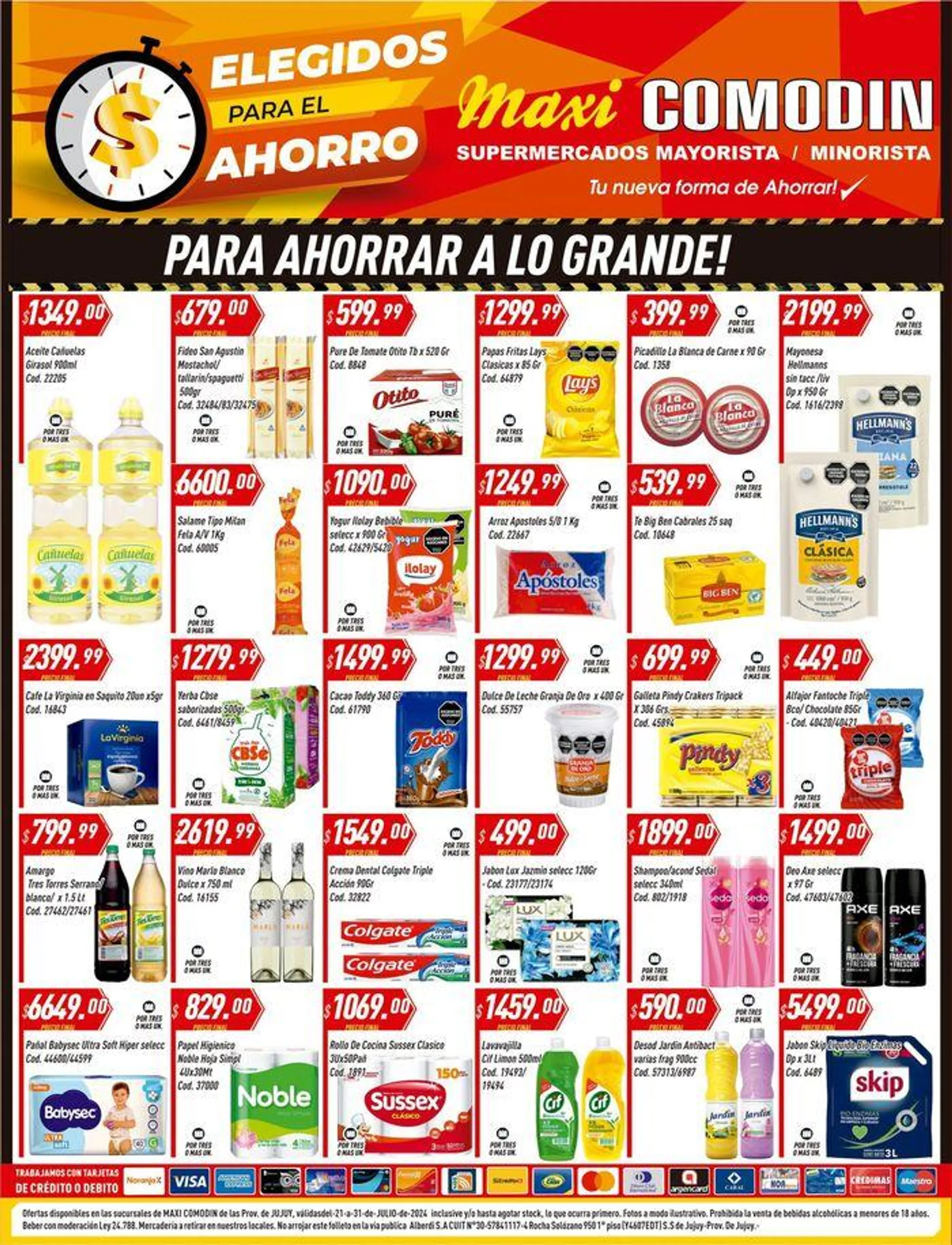 Catálogo Supermercados Maxi Comodin - 1