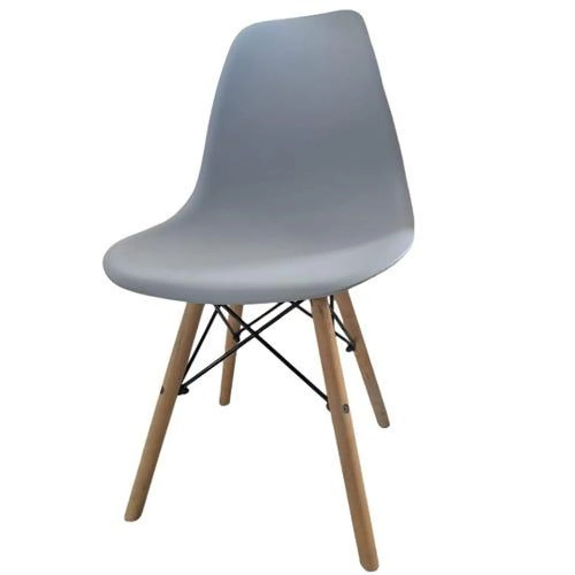 Silla Eames ideal comedor living gris