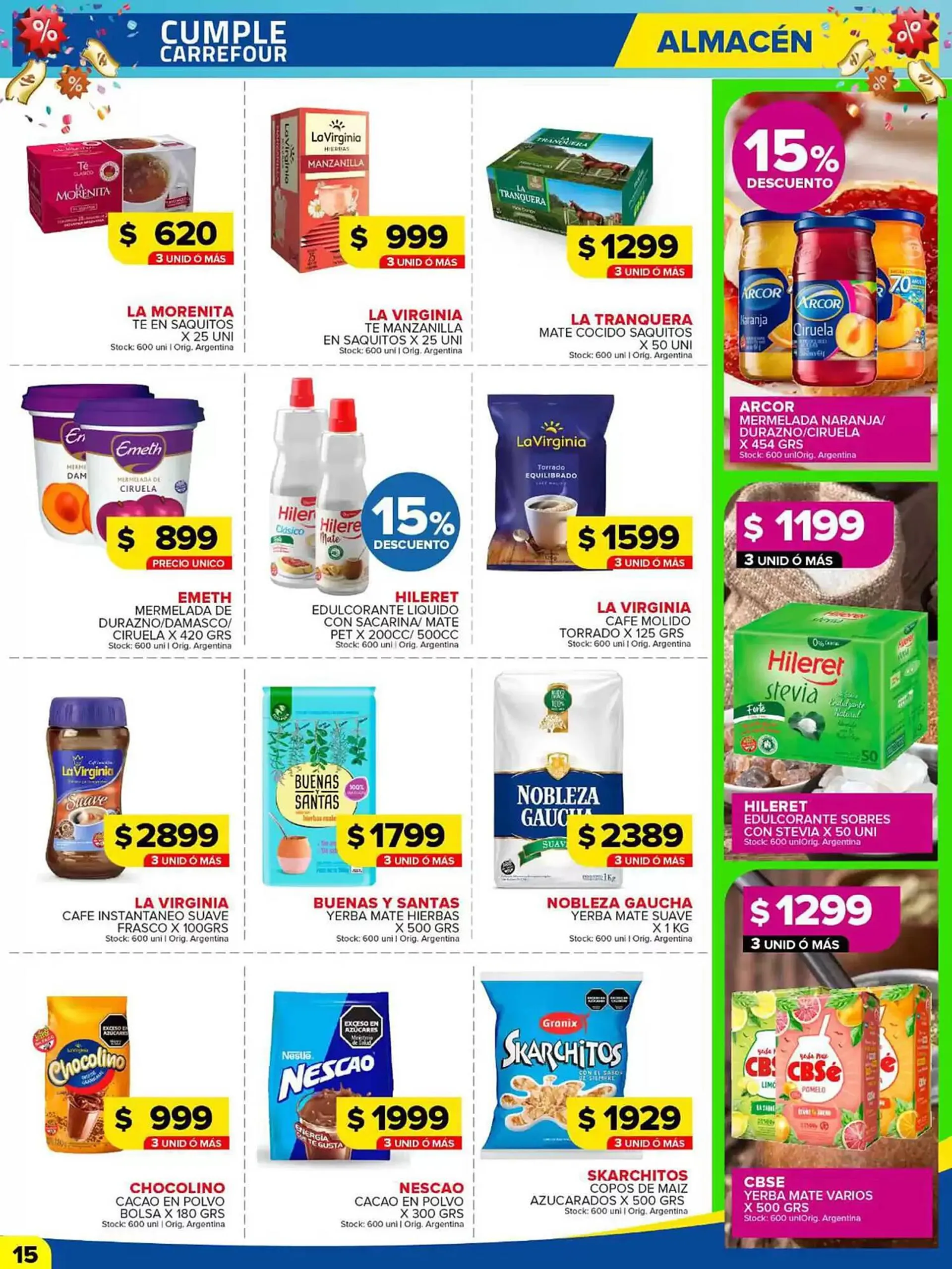 Ofertas de Catálogo Carrefour Maxi 14 de octubre al 20 de octubre 2024 - Página 15 del catálogo