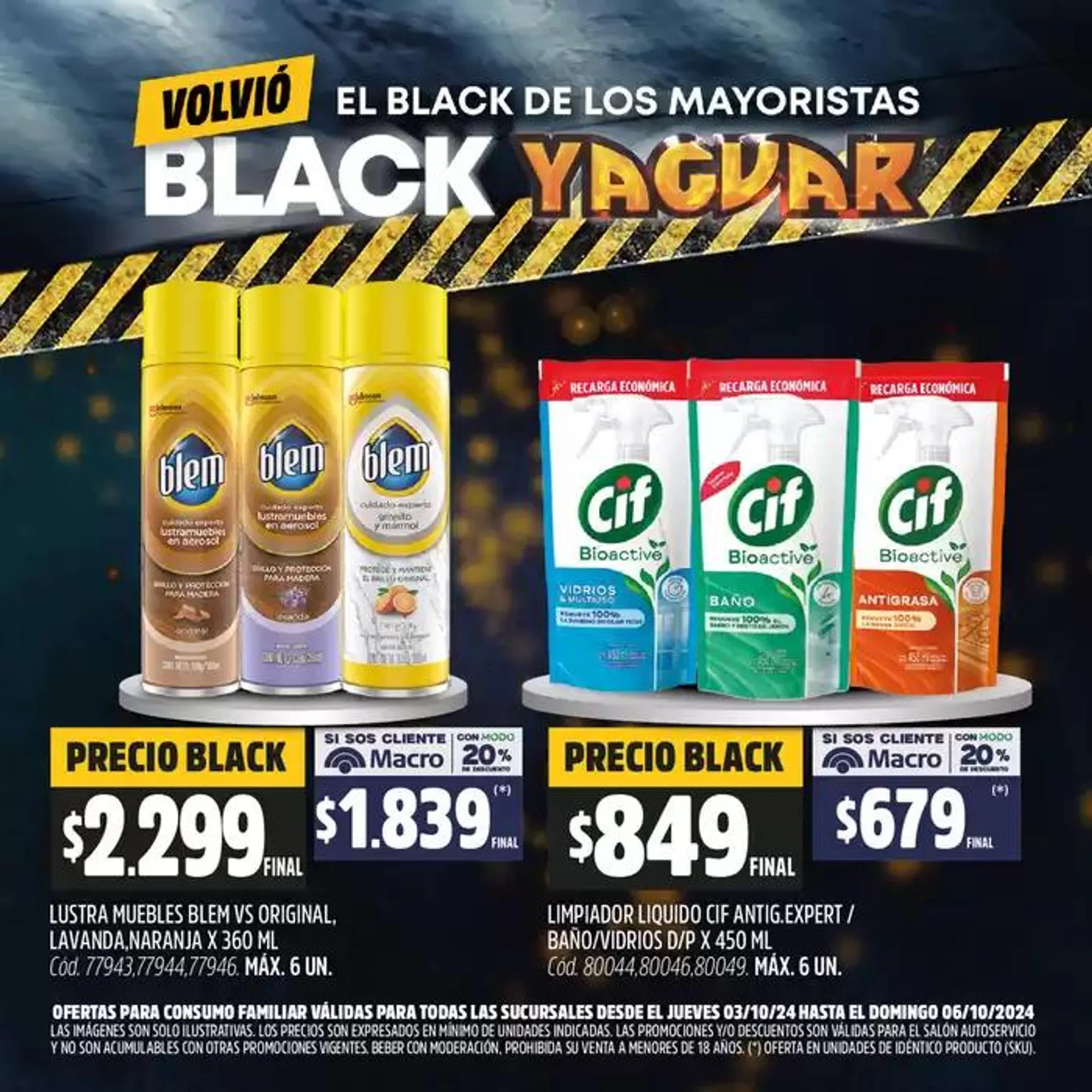 Ofertas de Ofertas Supermercados Yaguar 6 de octubre al 20 de octubre 2024 - Página 2 del catálogo