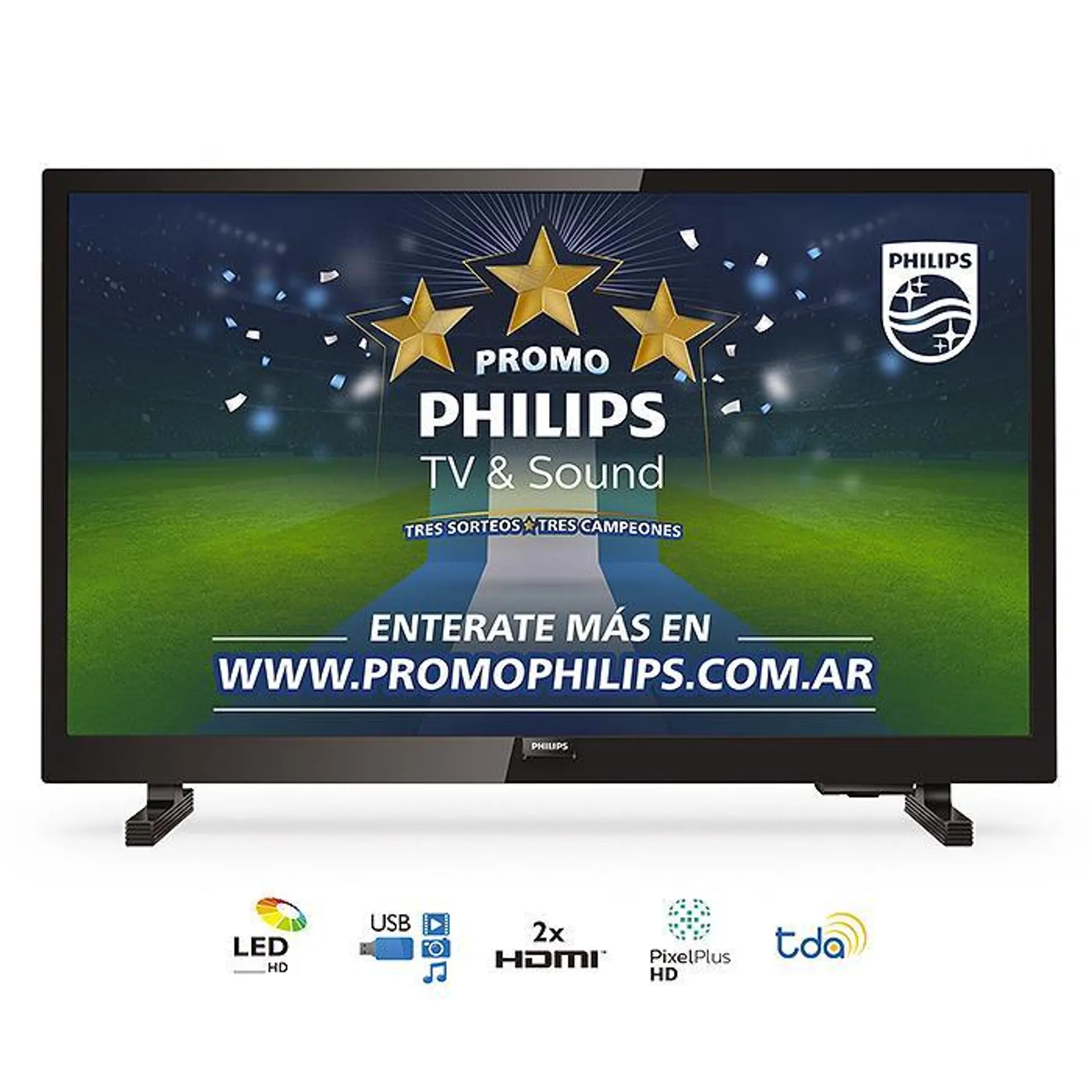 Tv Led Philips 24" PHD5565 HD