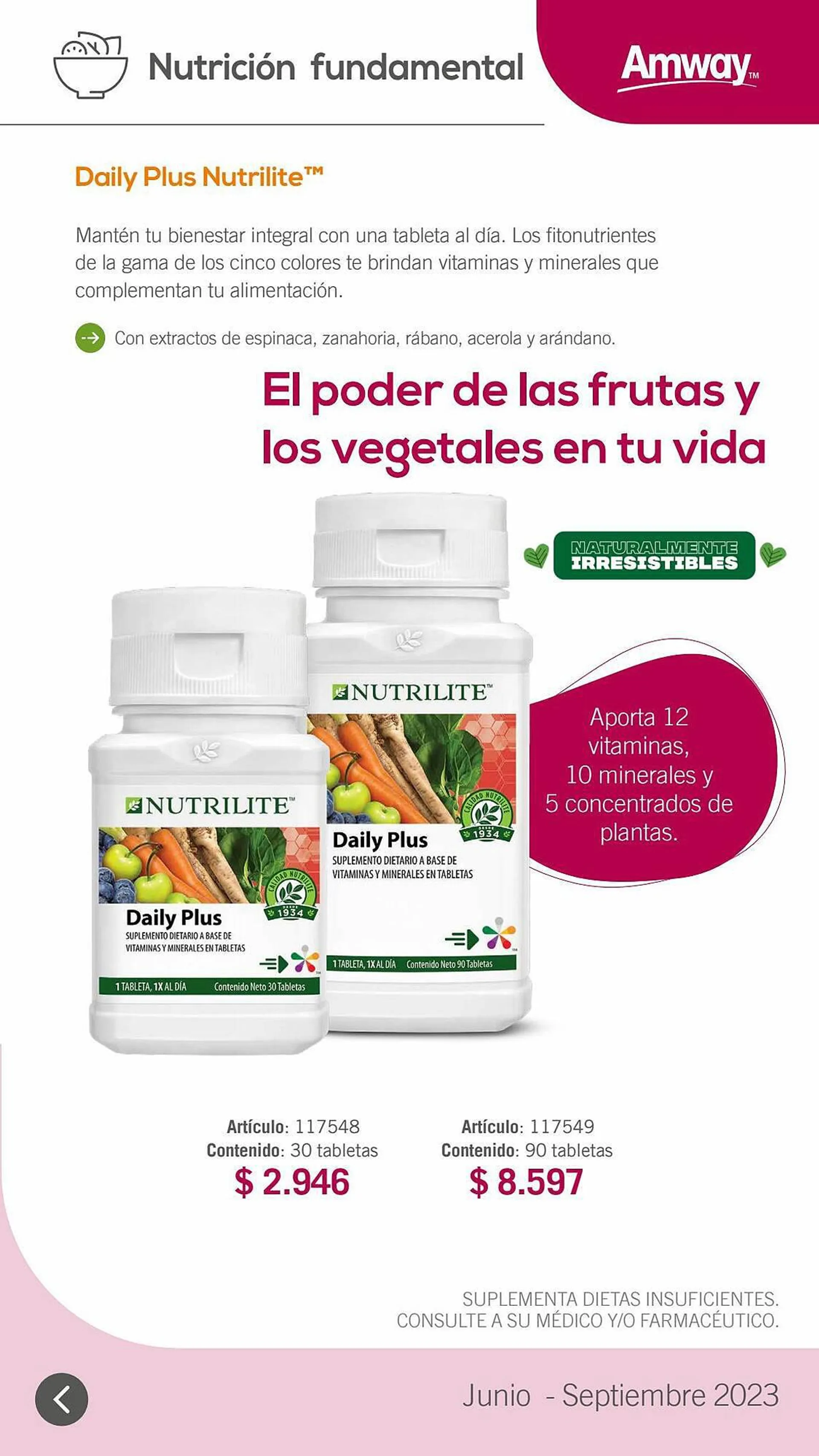 Ofertas de Catálogo Amway 1 de julio al 30 de septiembre 2023 - Página 5 del catálogo