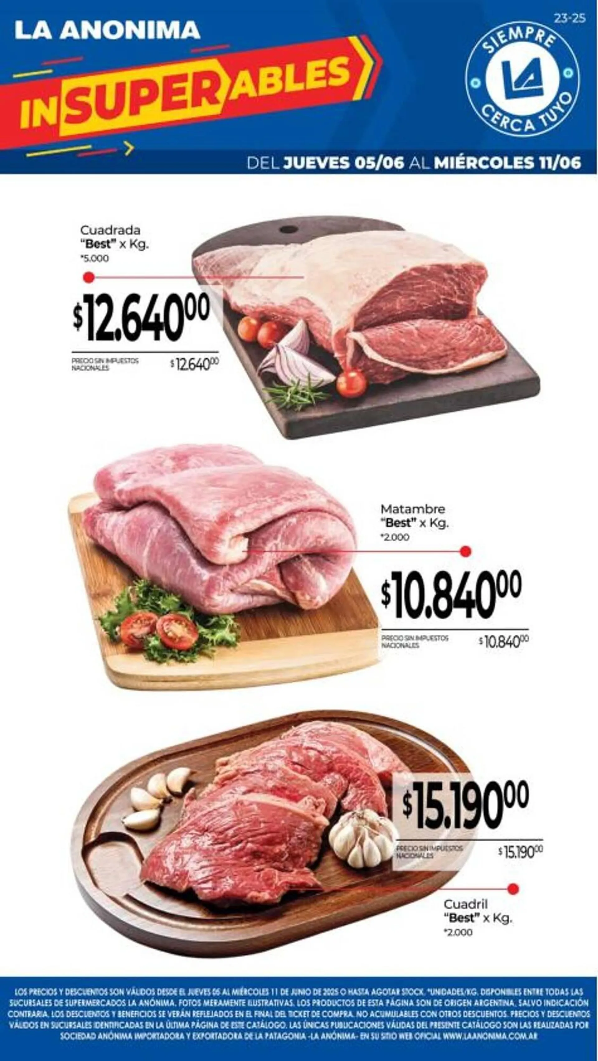 Ofertas de Catálogo La Anonima 5 de junio al 11 de junio 2025 - Página 1 del catálogo