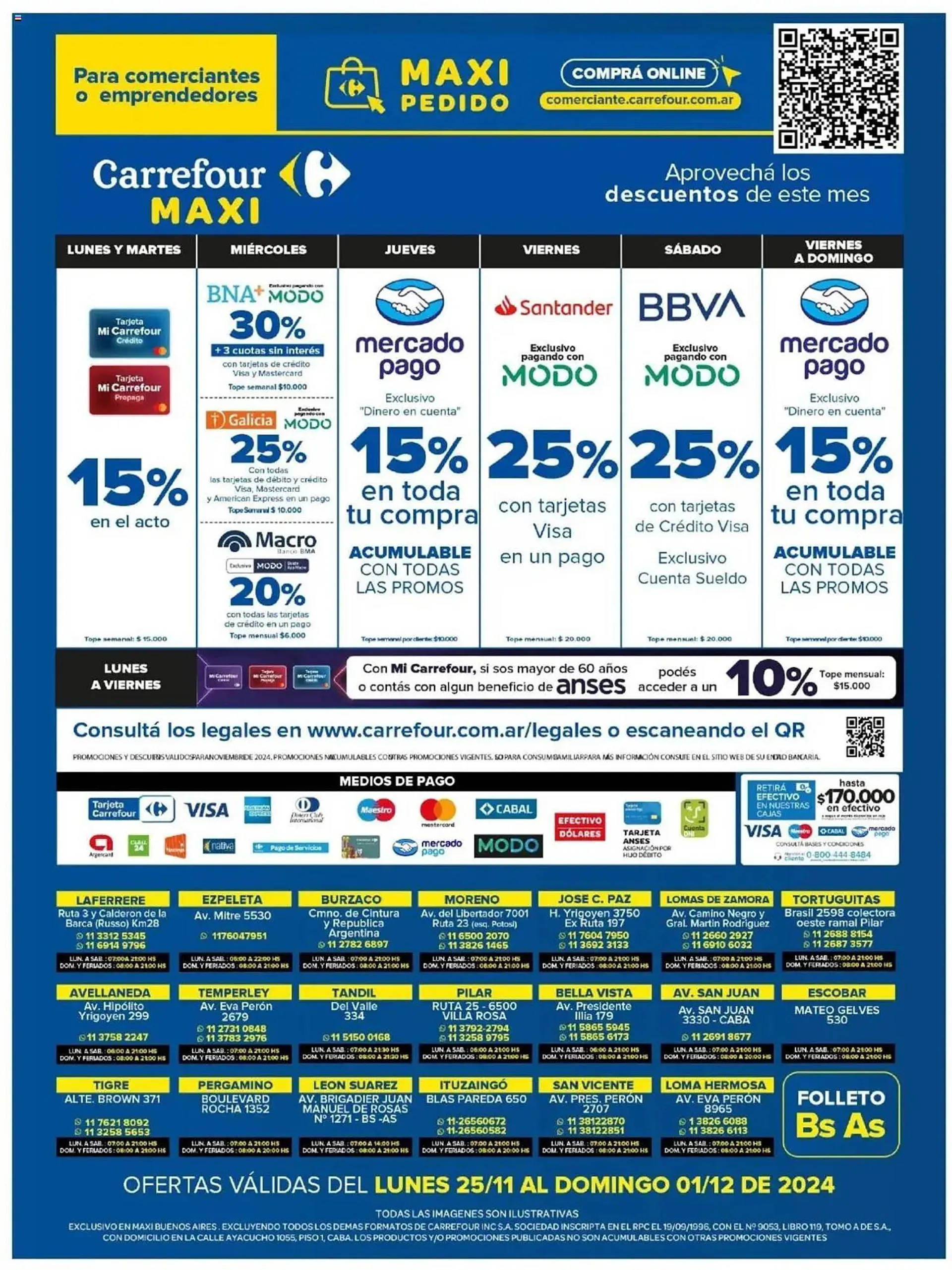 Ofertas de Catálogo Carrefour Maxi 25 de noviembre al 1 de diciembre 2024 - Página 26 del catálogo