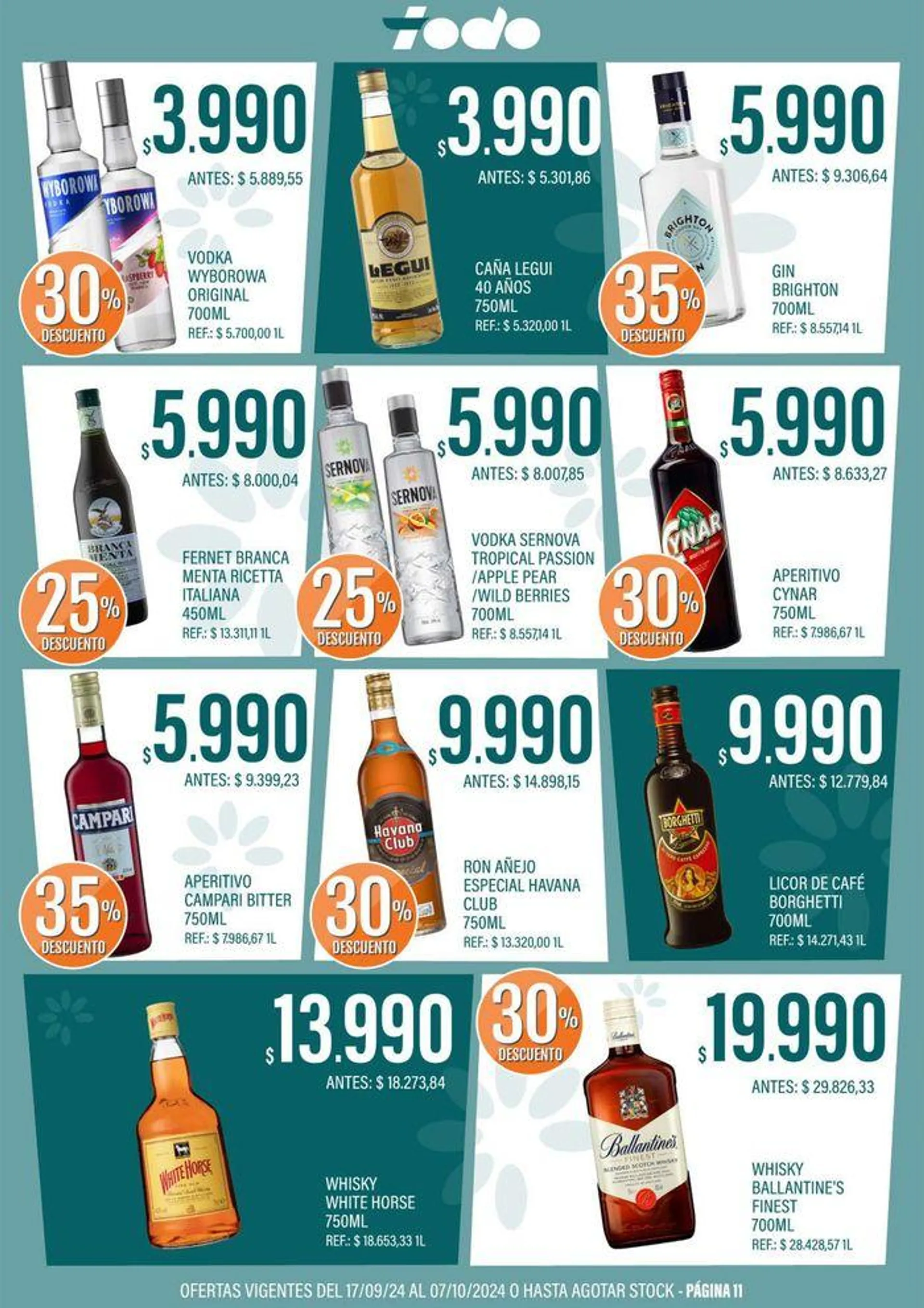 Ofertas de Ofertas de Supermercados Todo 17 de septiembre al 7 de octubre 2024 - Página 11 del catálogo